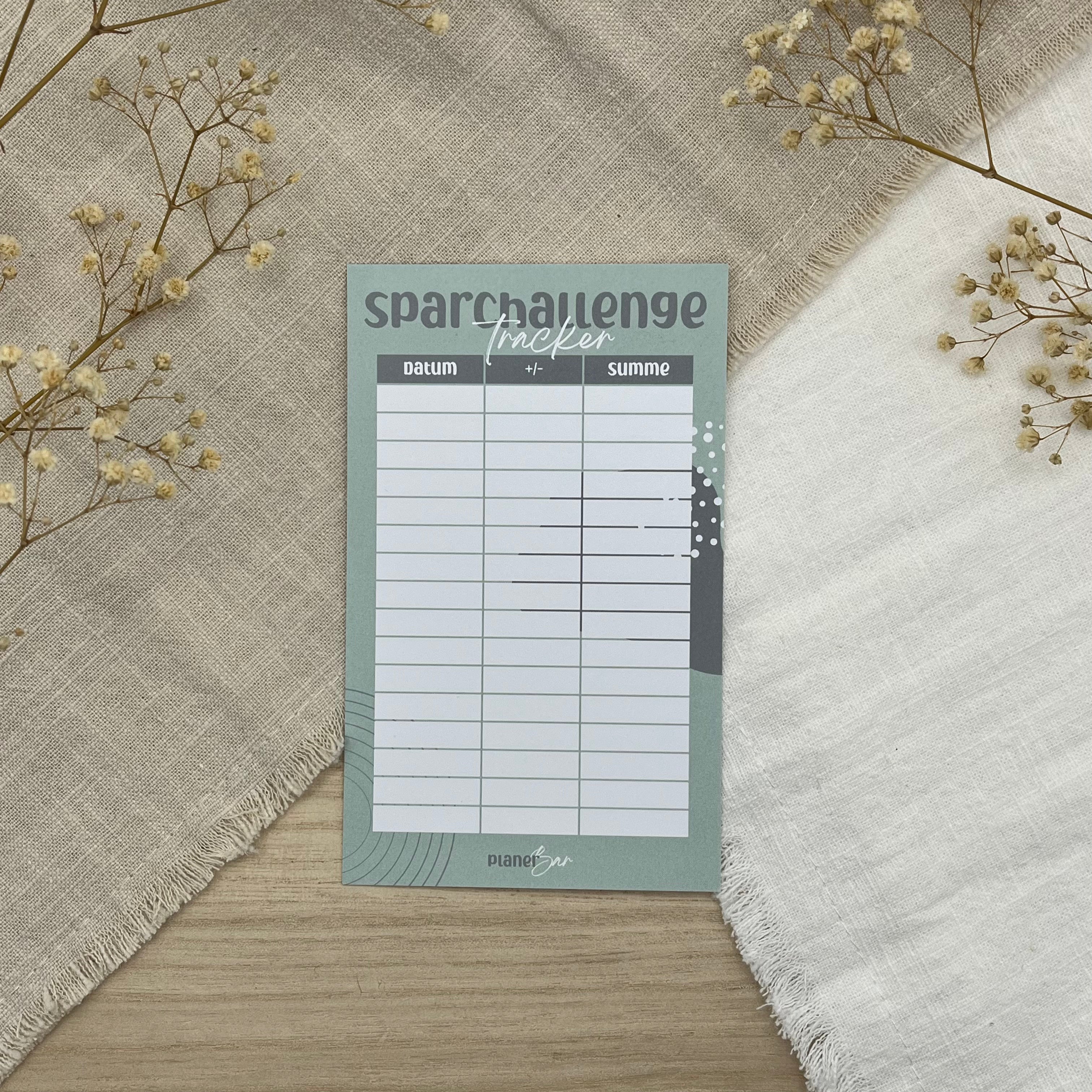 Sparchallenge Tracker I A6