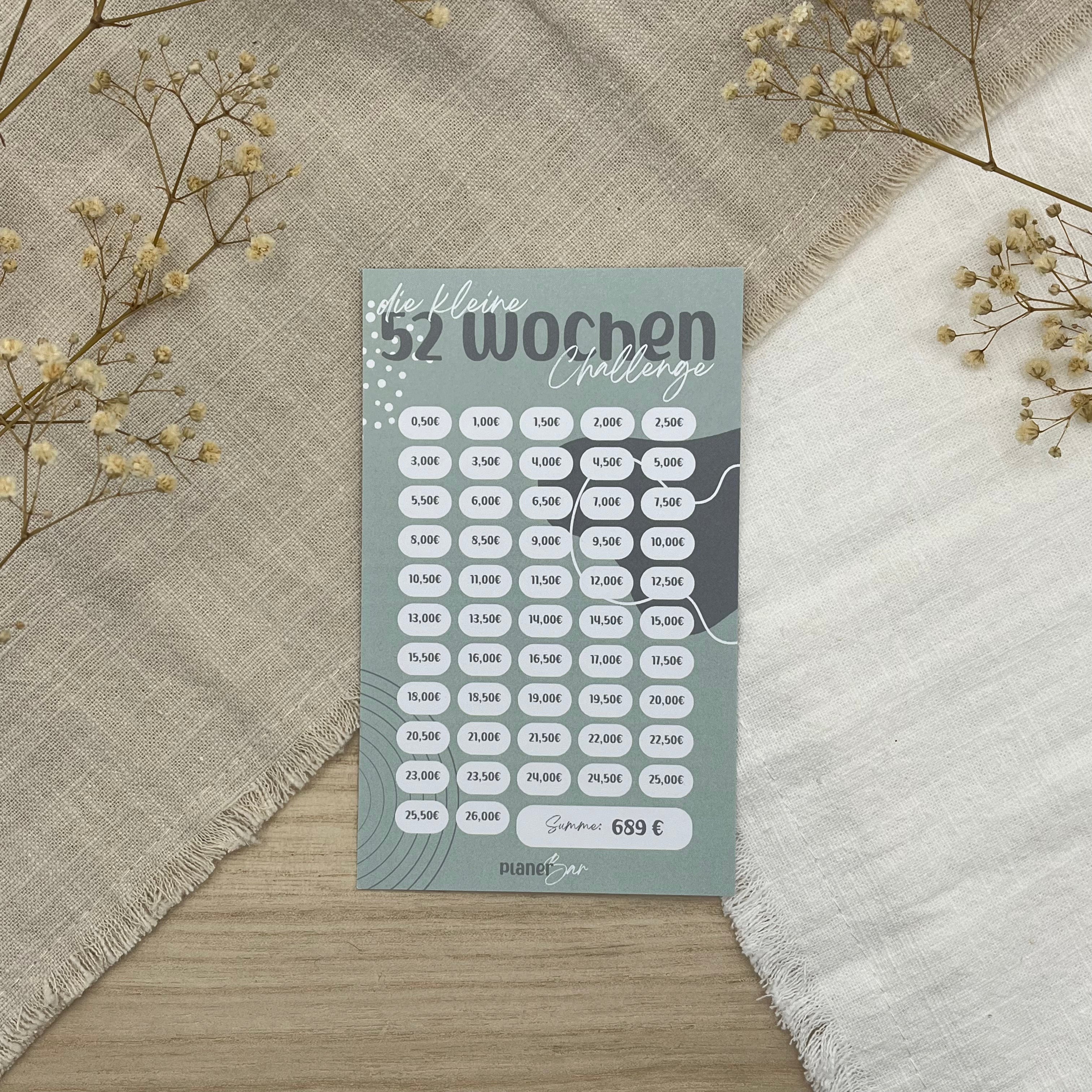 Kleine 52-Wochen Challenge