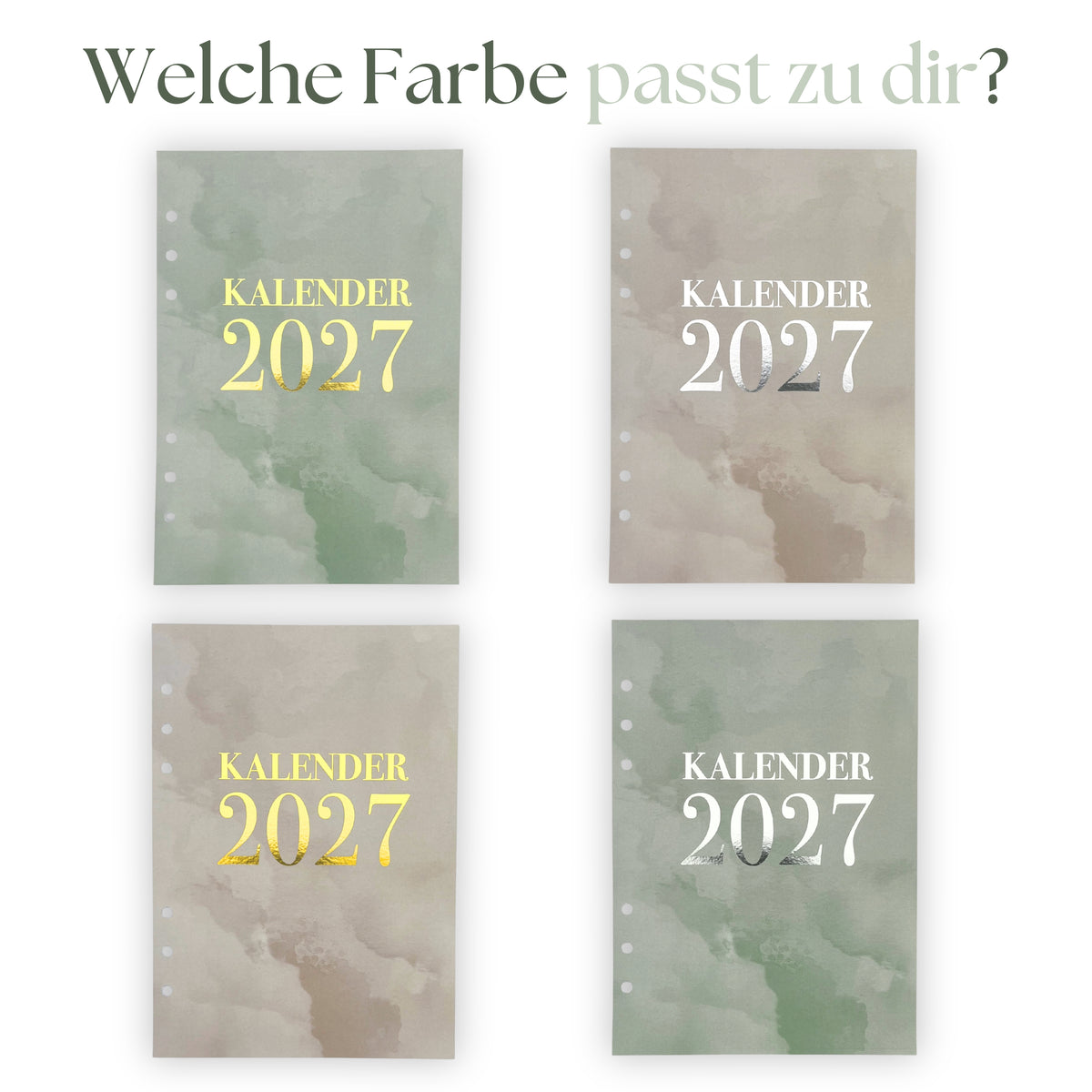 Wechselcover 2027 - Watercolor