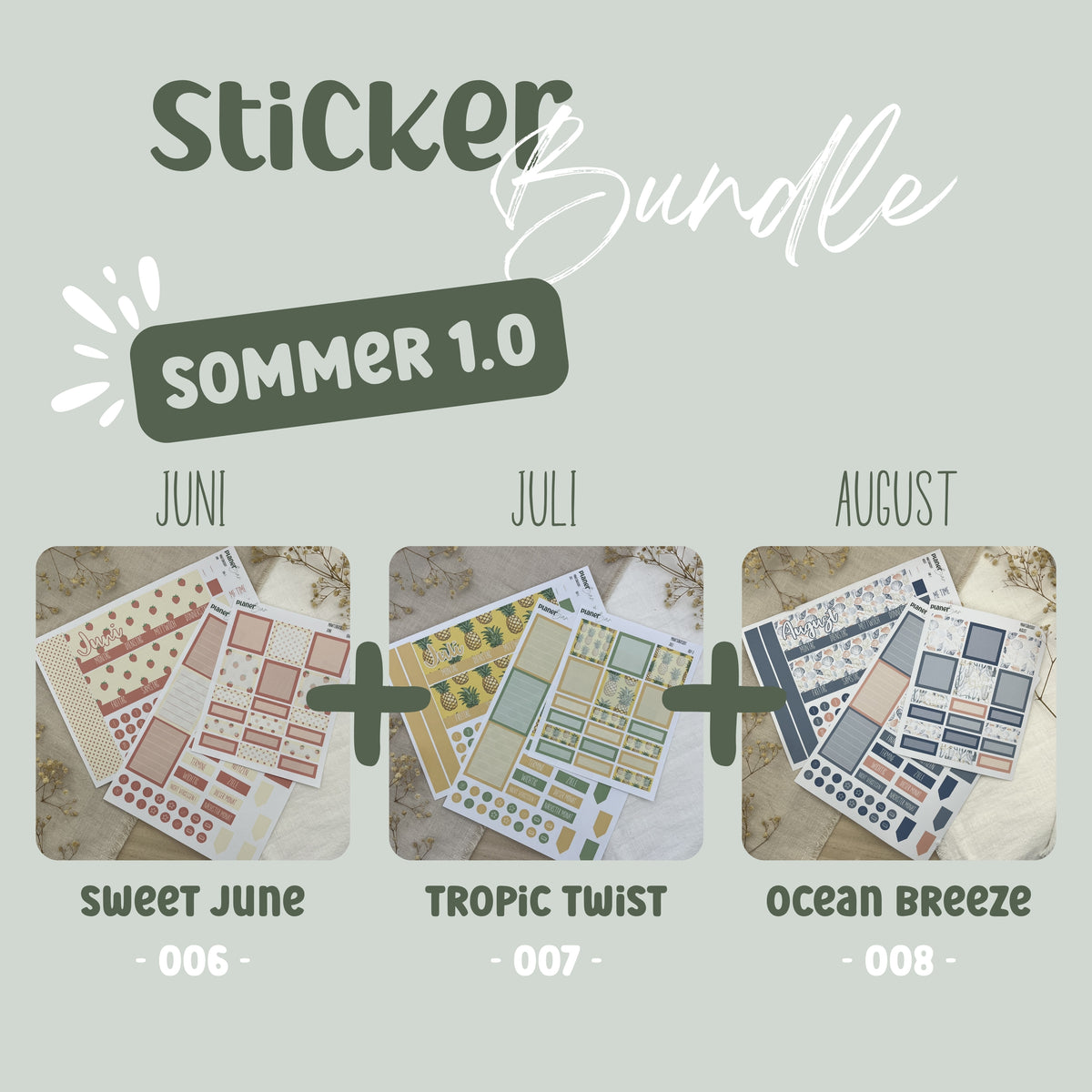 Sticker Bundle - Sommer