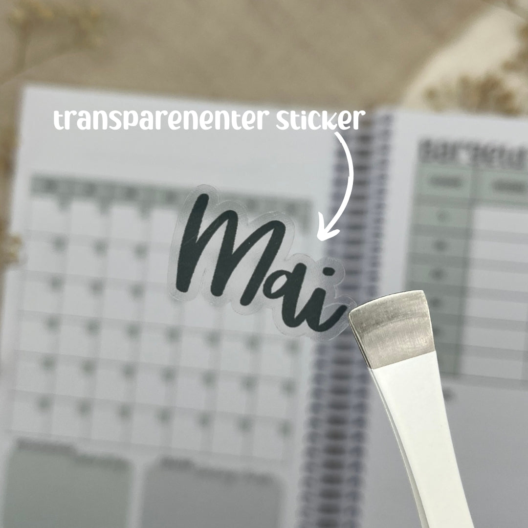 Sticker Sheet - 12 Monate