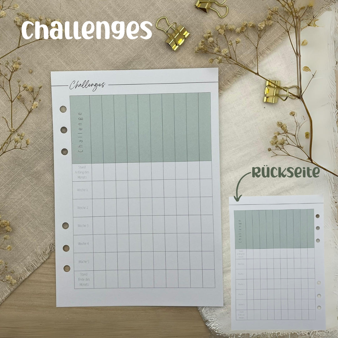 Zusatzeinlagen für den Budgetplaner