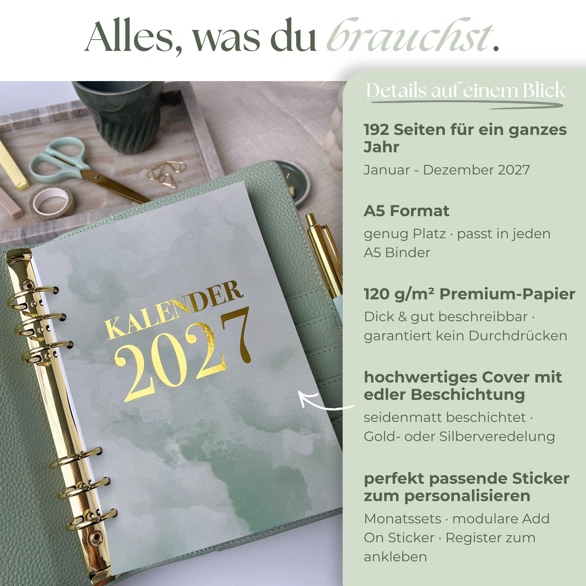 Kalender 2027 - Watercolor
