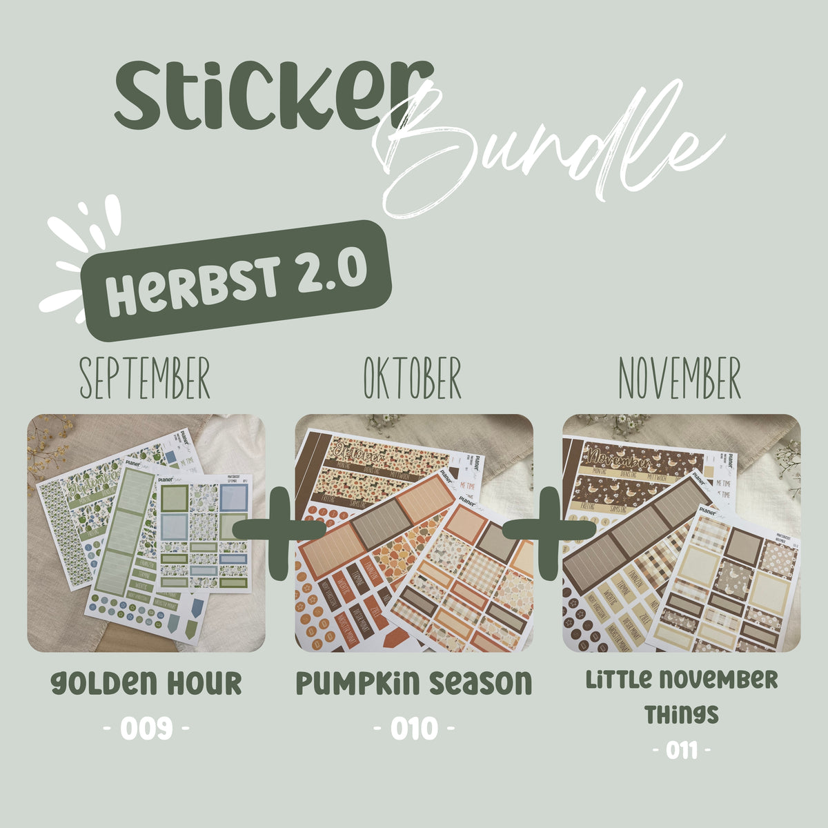 Sticker Bundle - Herbst