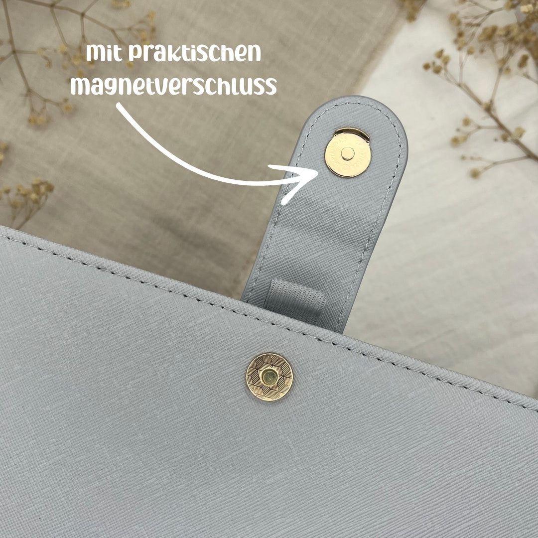 A5 Premium Binder - Saffiano Stone