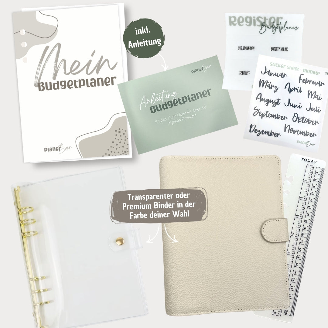 Budgetplaner Set - Einlagen Version