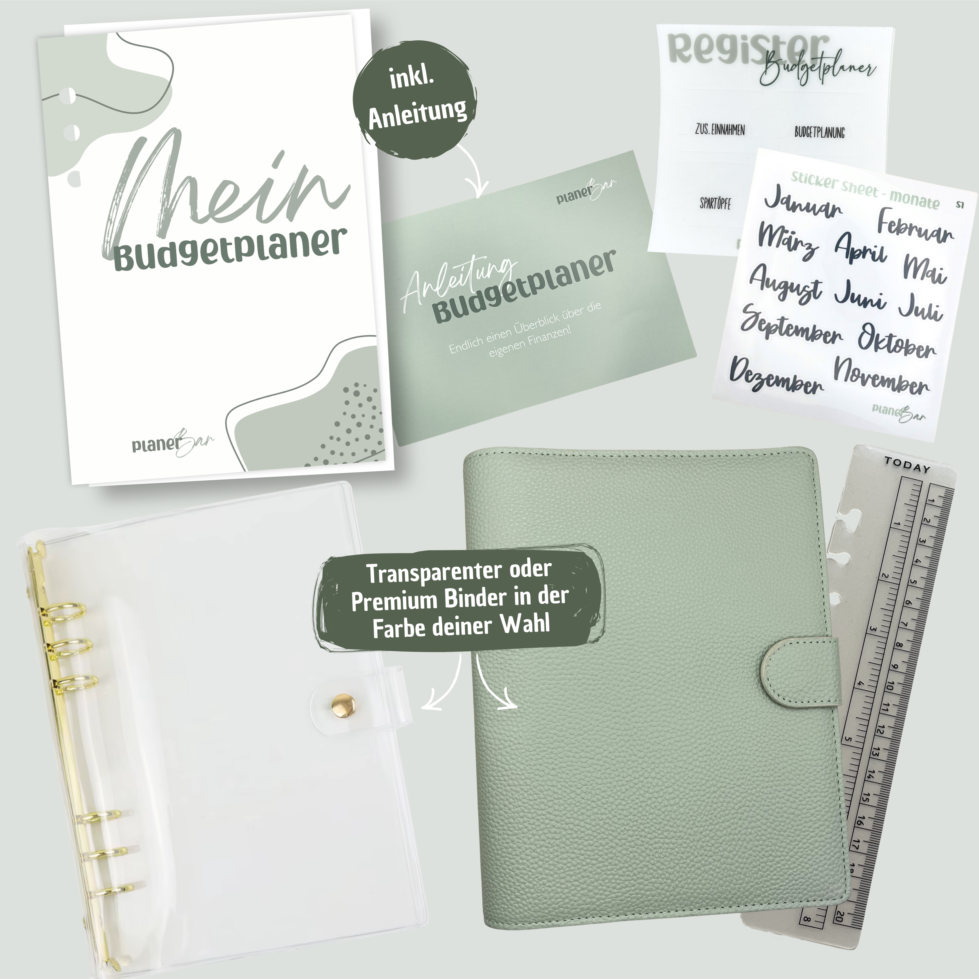Budgetplaner Set - Einlagen Version