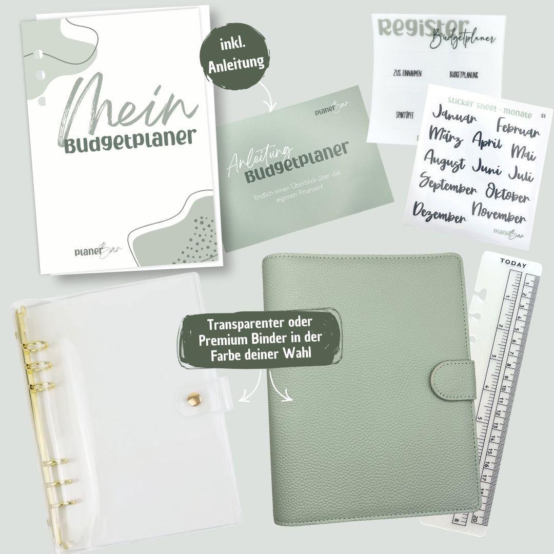 Budgetplaner Set - Einlagen Version