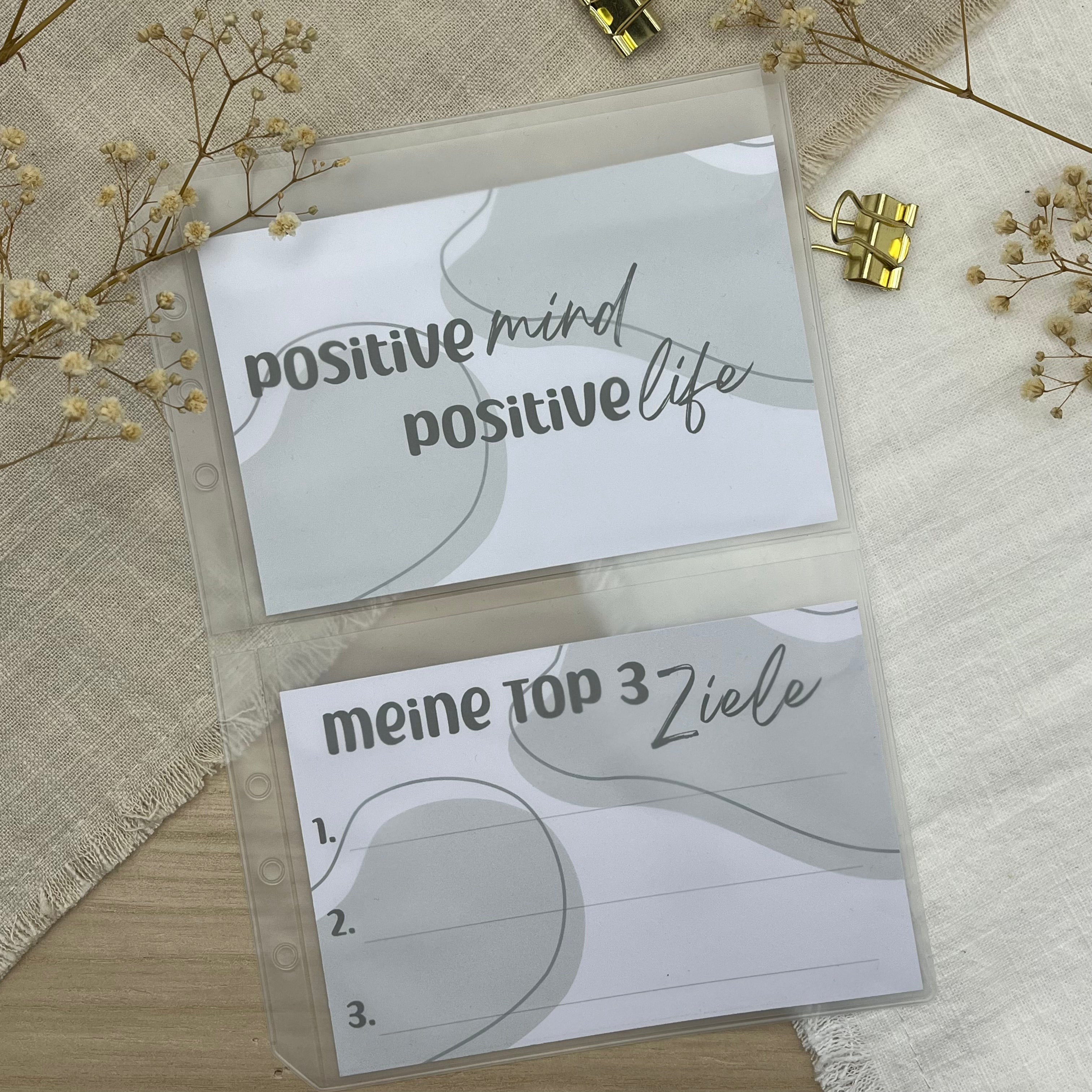 A5 Folie - mit 2 Fächern