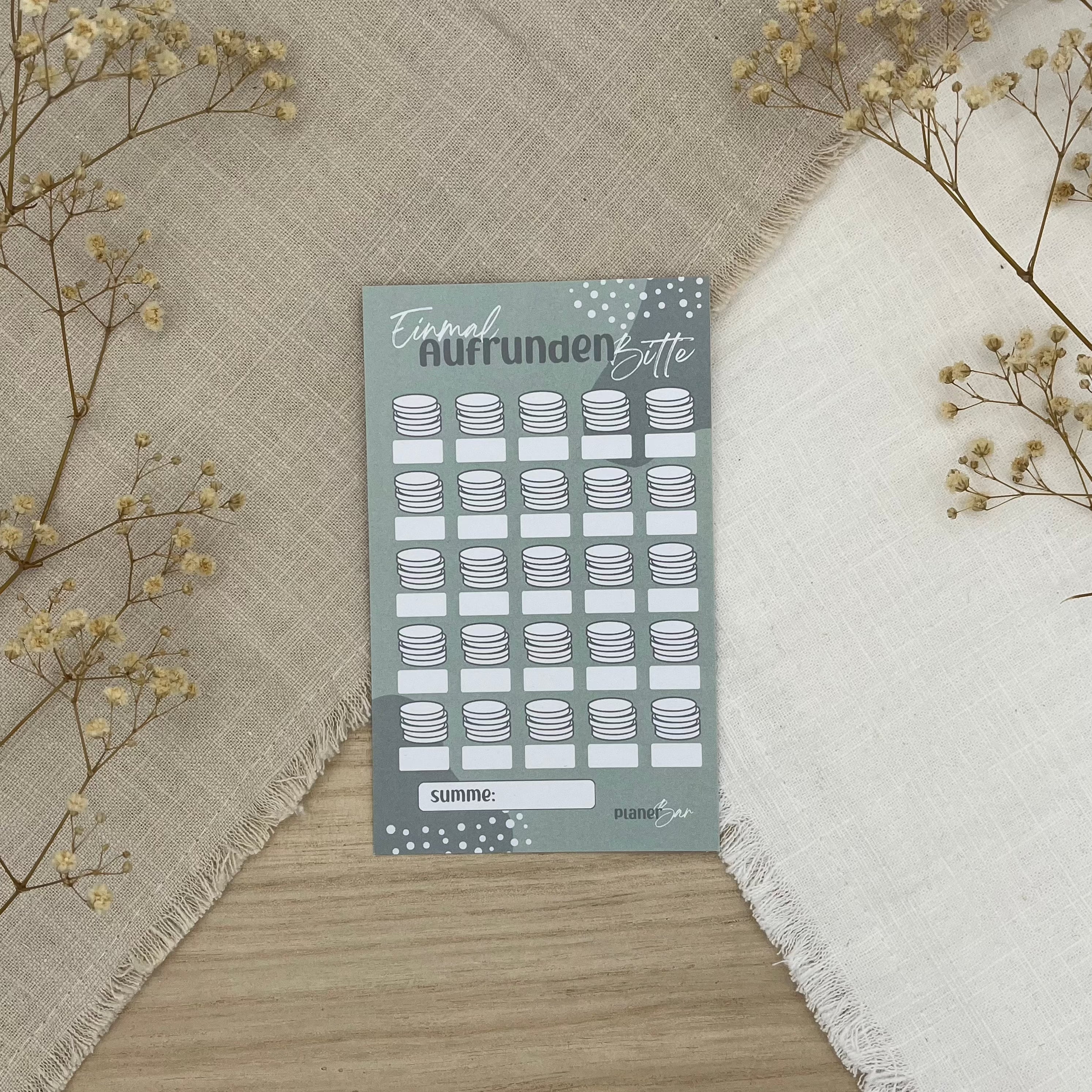 Einmal aufrunden bitte