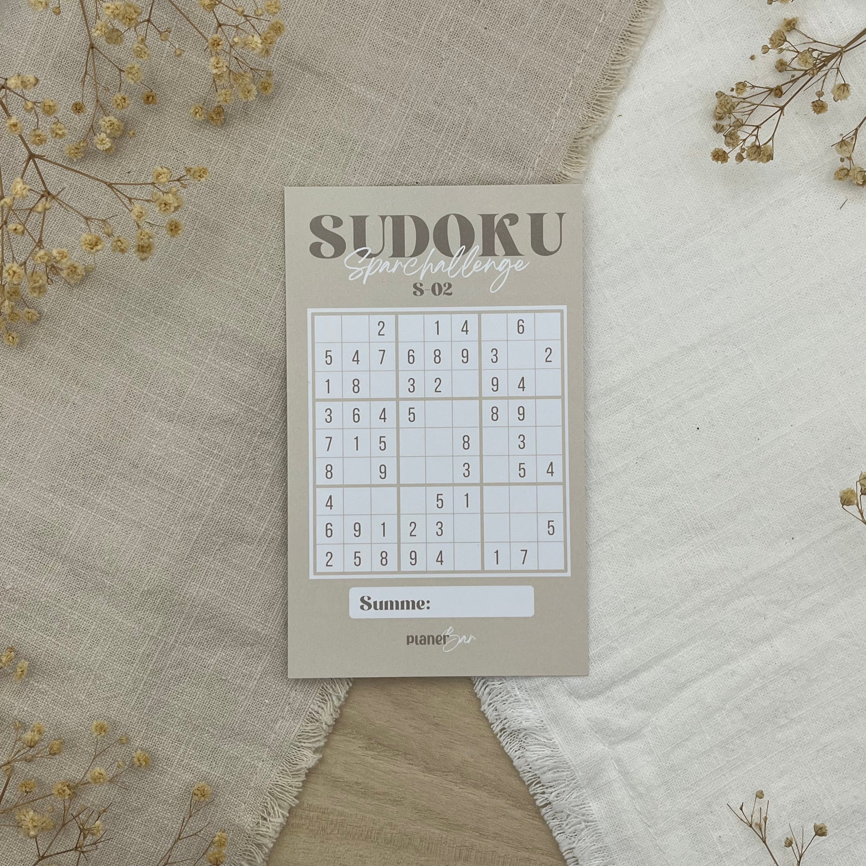 Sudoku Challenge (S-02)