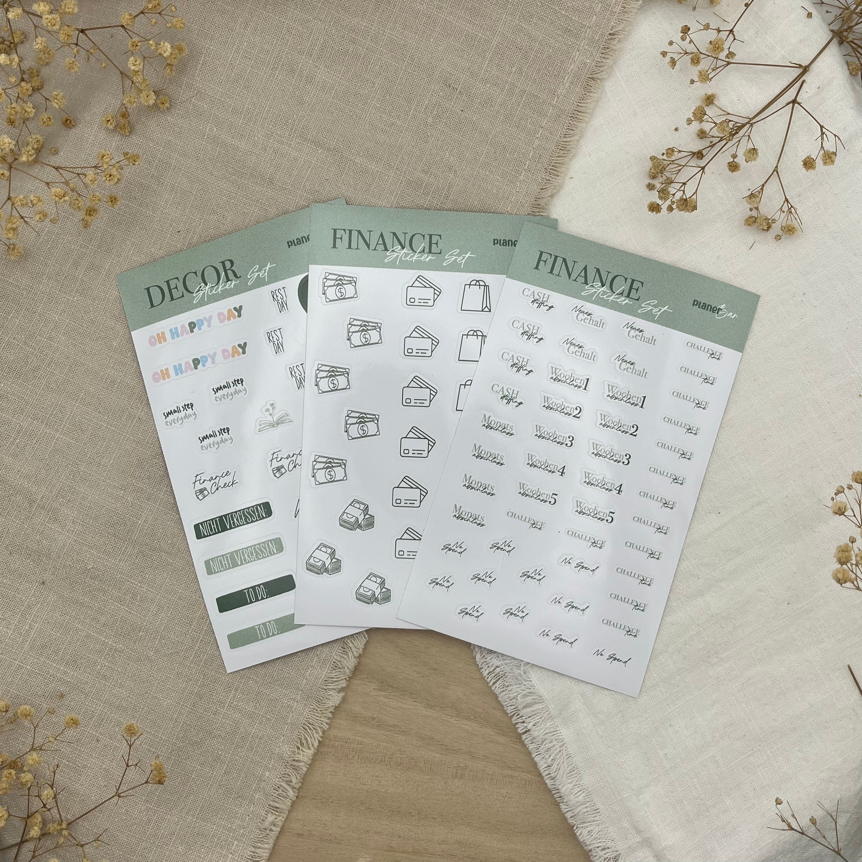 Sticker Set- Finanzen