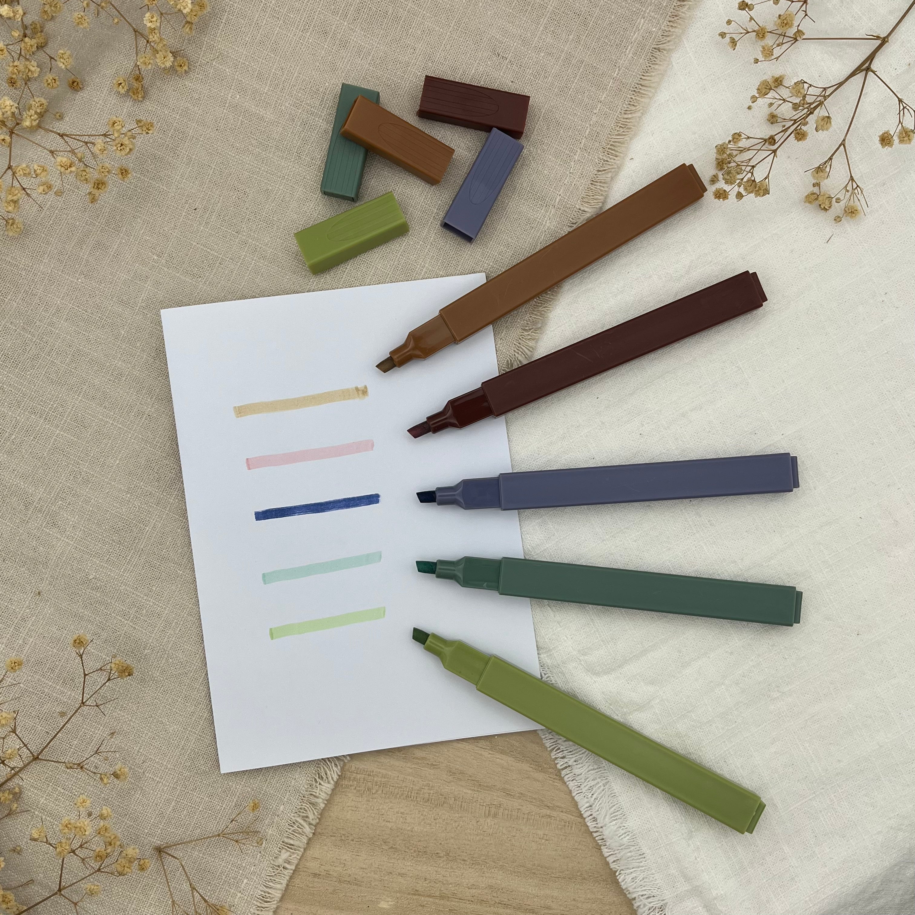 Textmarker Set - Forest (5 Stifte)