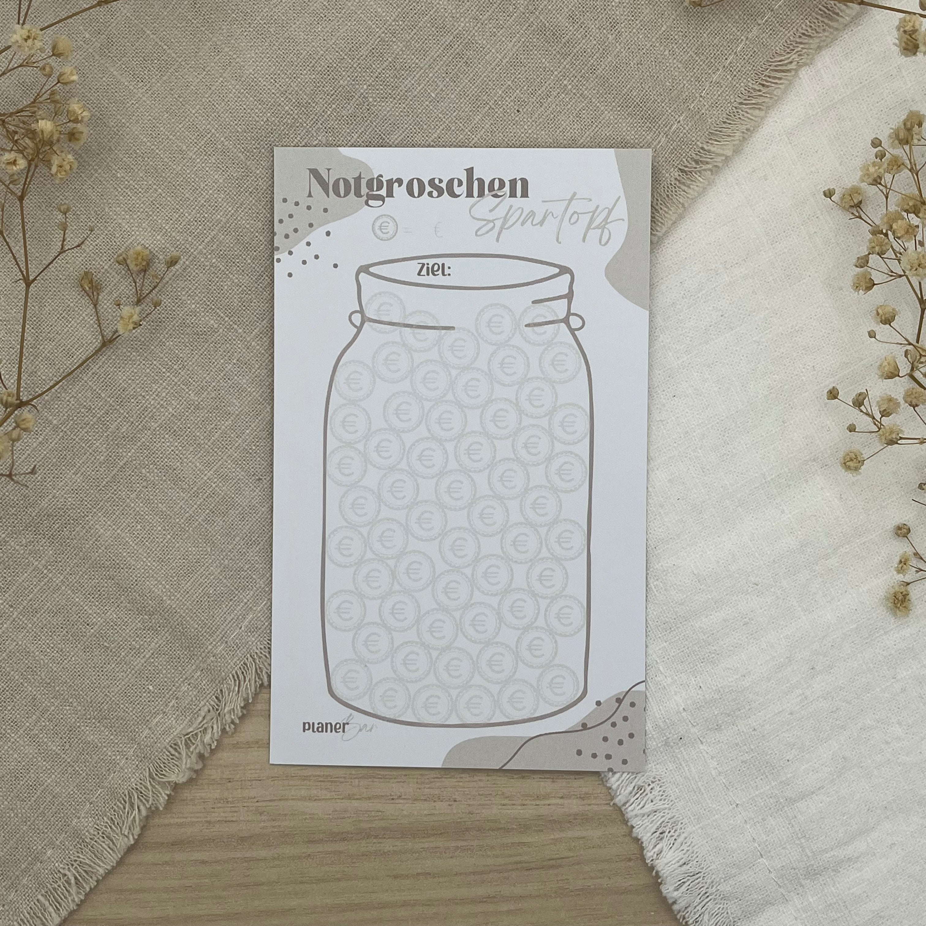 Notgroschen Spartopf