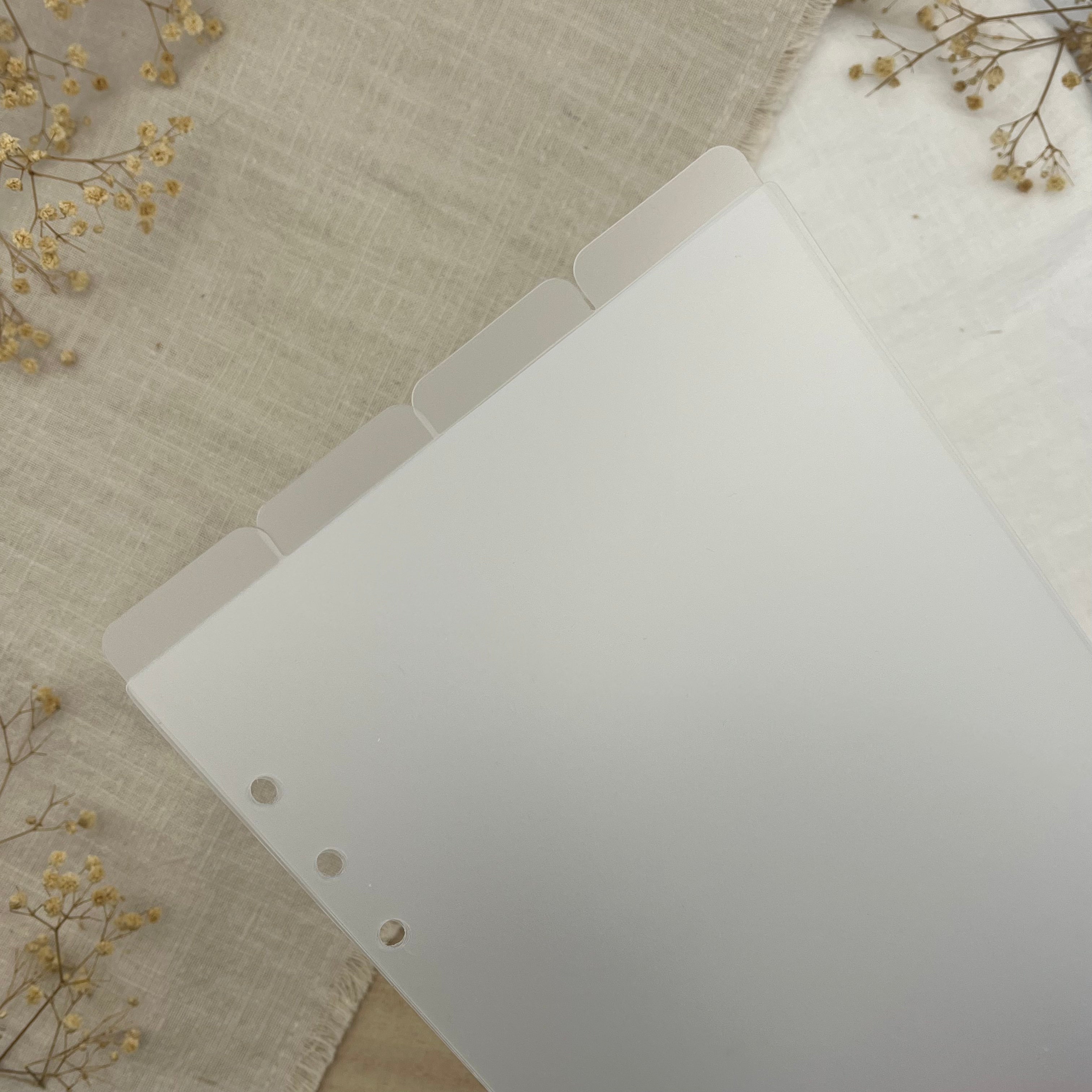 Register A5 - 4 Tabs oben