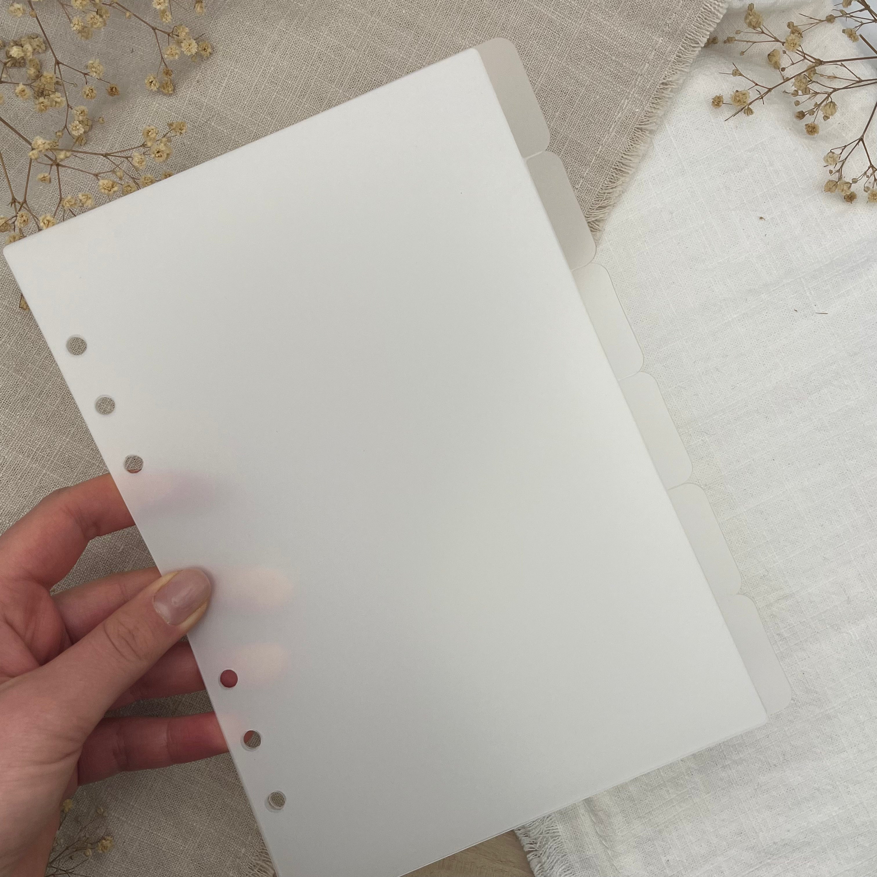 Register A5 - 6 Tabs rechts