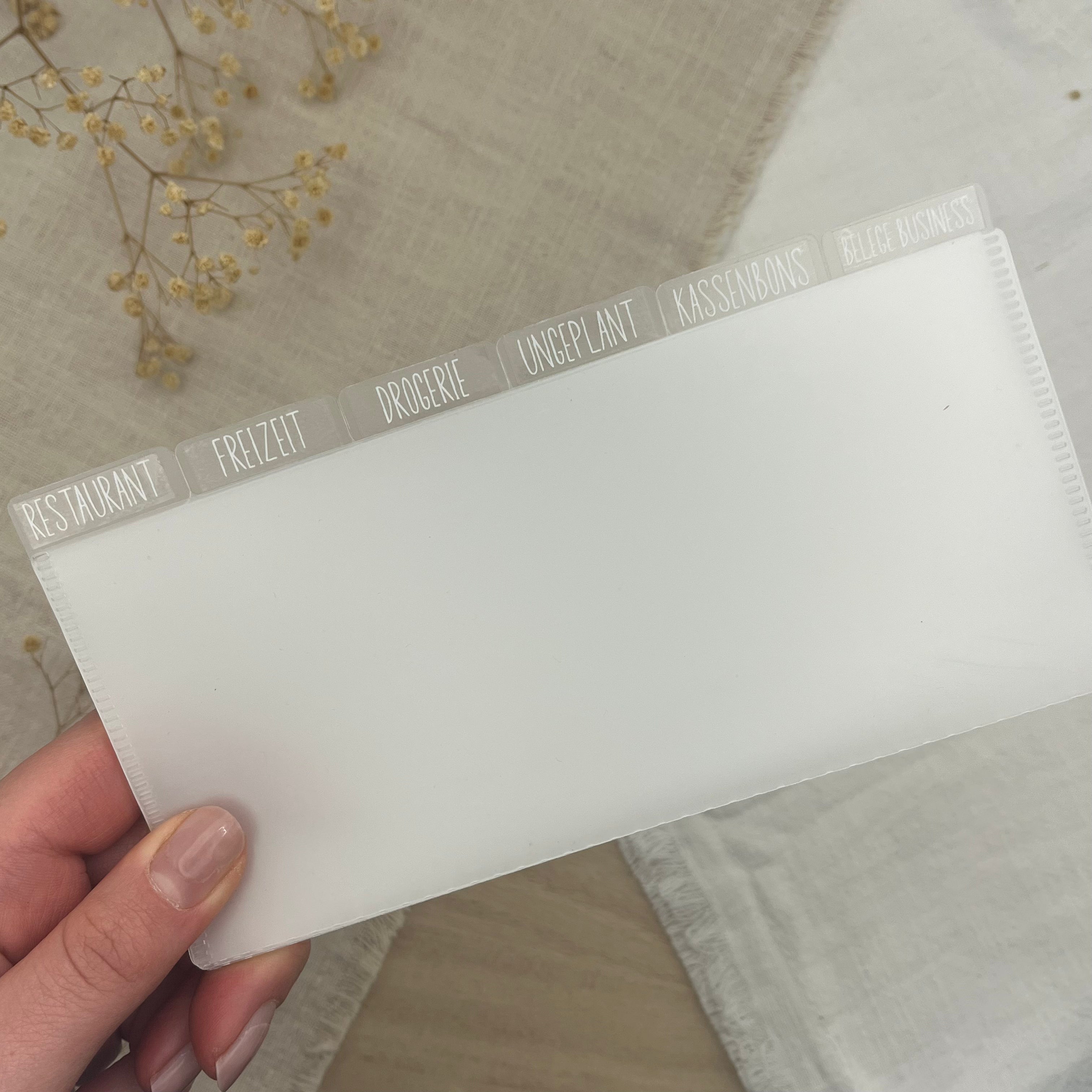 Schriftzugetiketten - A6 Mini (6 Stück)