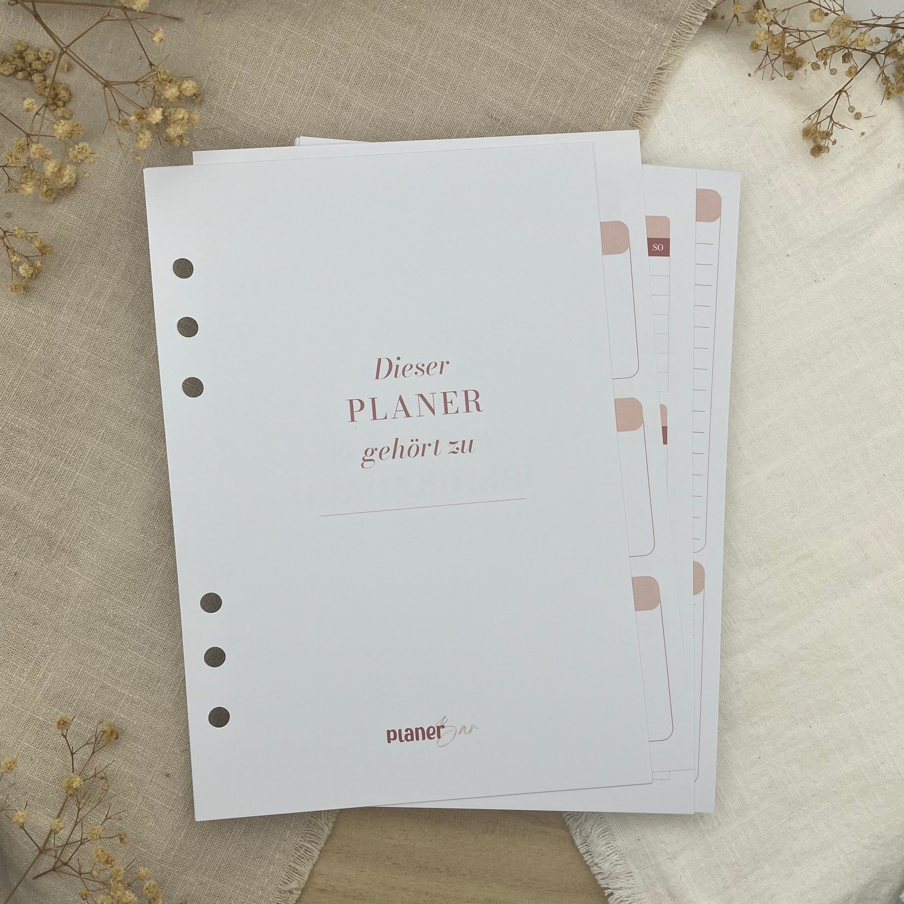 Undatierter Kalender - Rosa Limited Edition