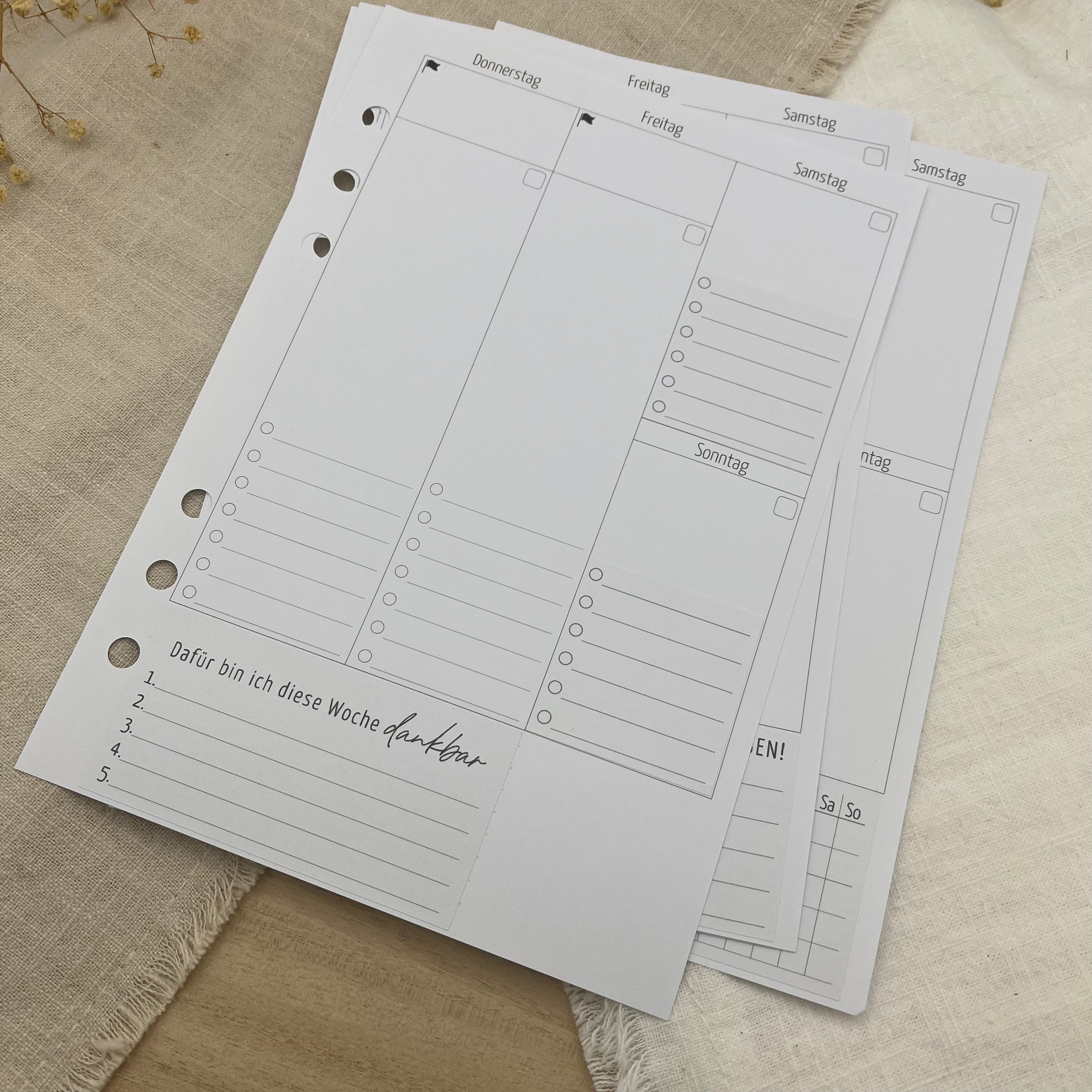 Kalender Add On Sticker - Mindset & Planung