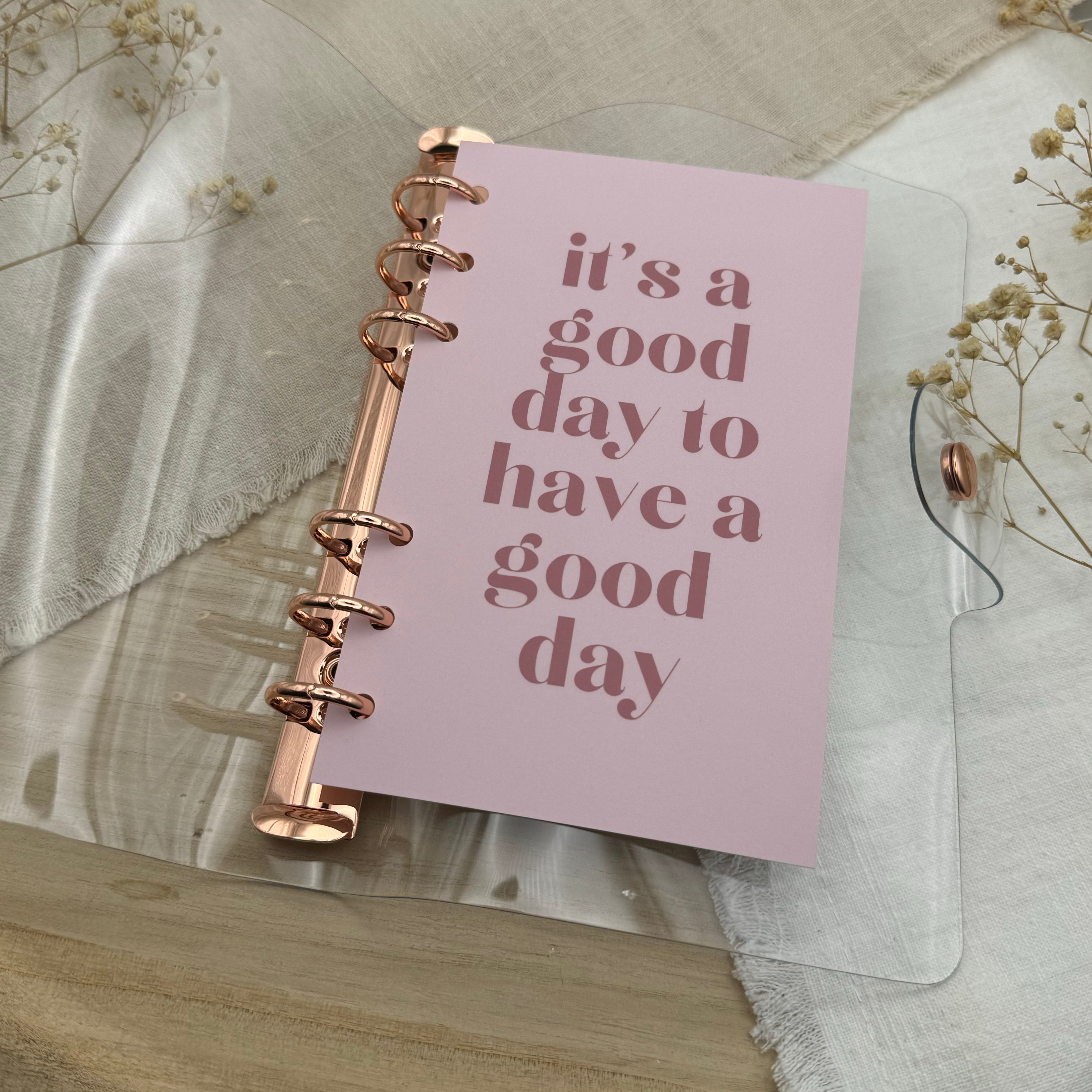 Transparente Binder A6