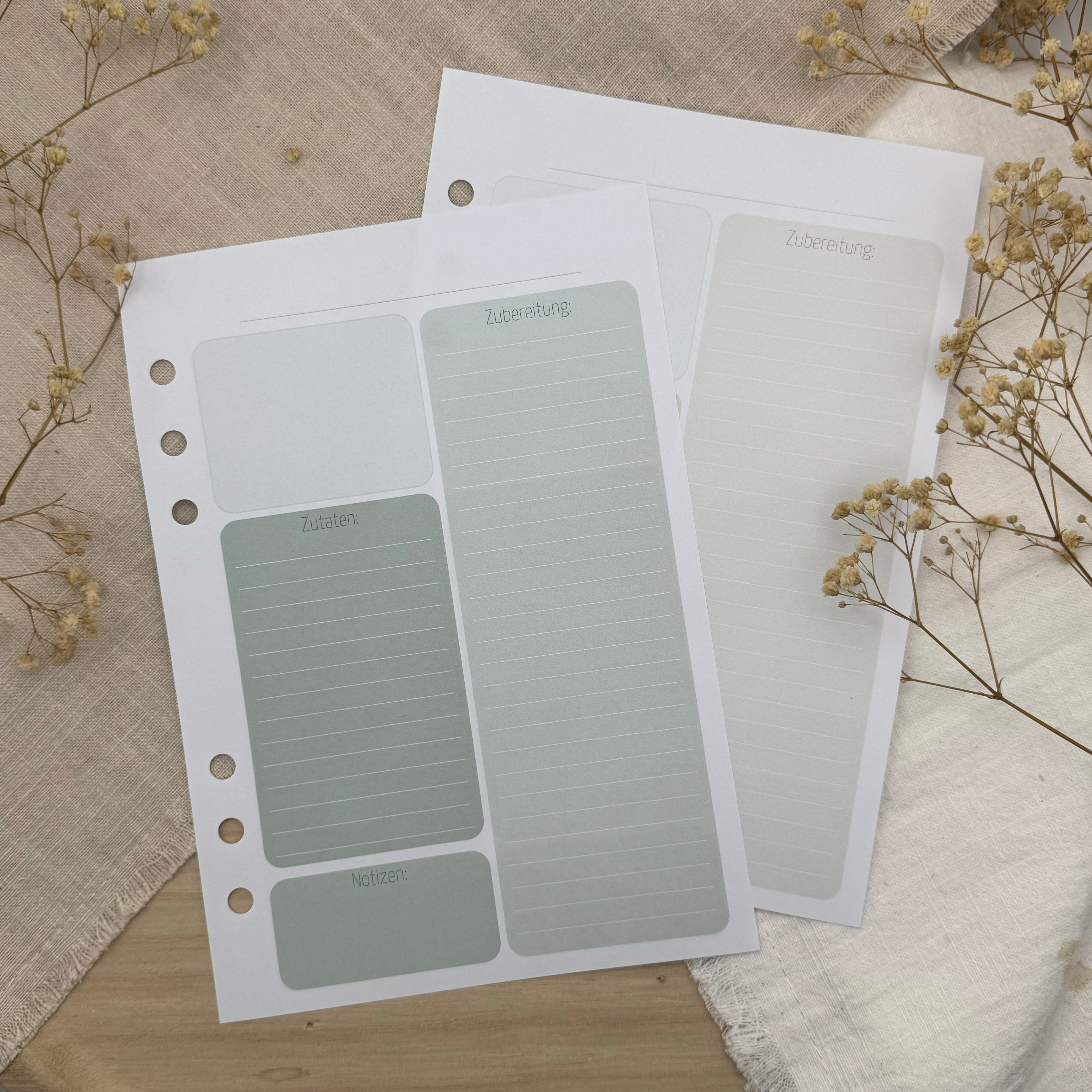 Rezeptkarte - 10er Set