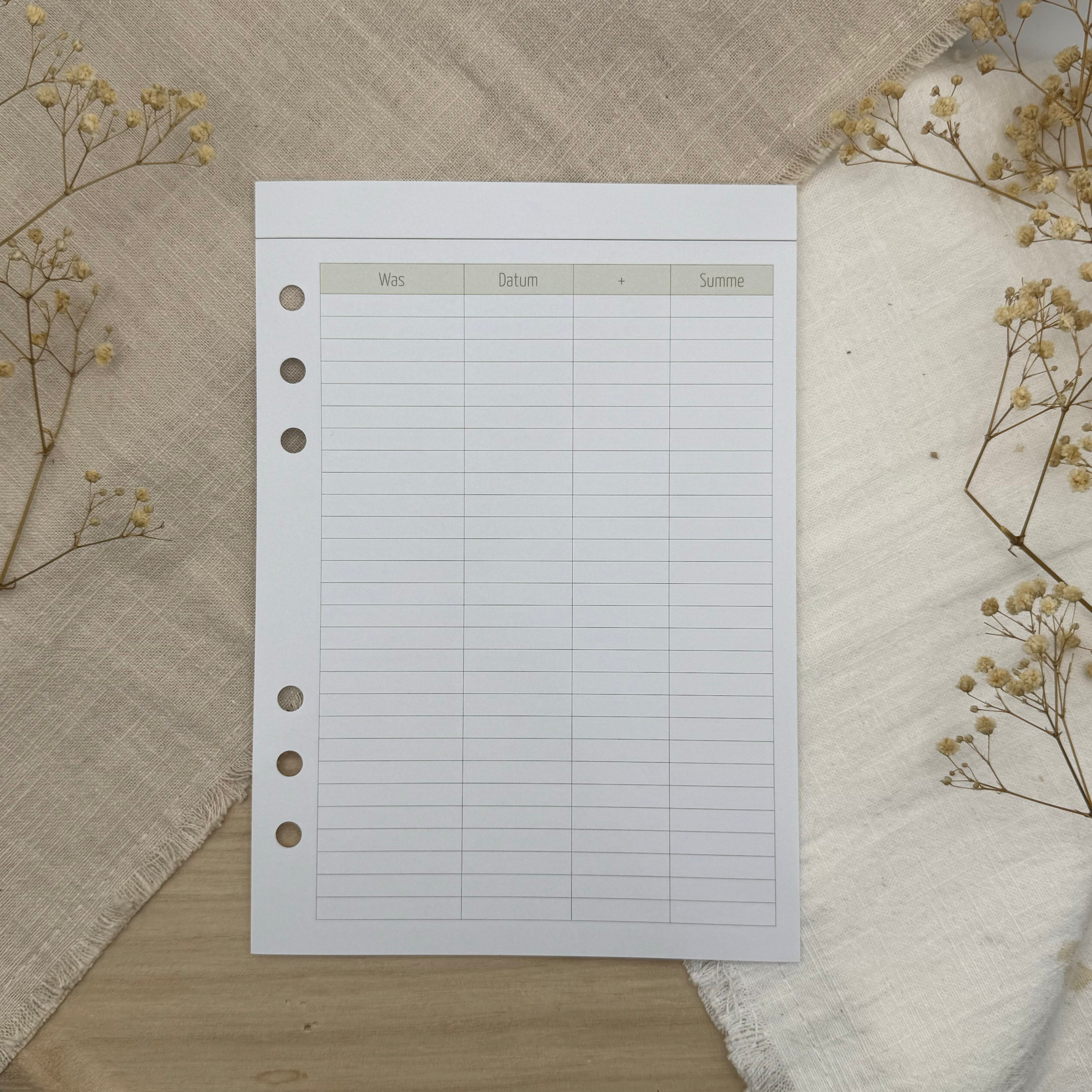 Zusatzeinlagen für den Budgetplaner