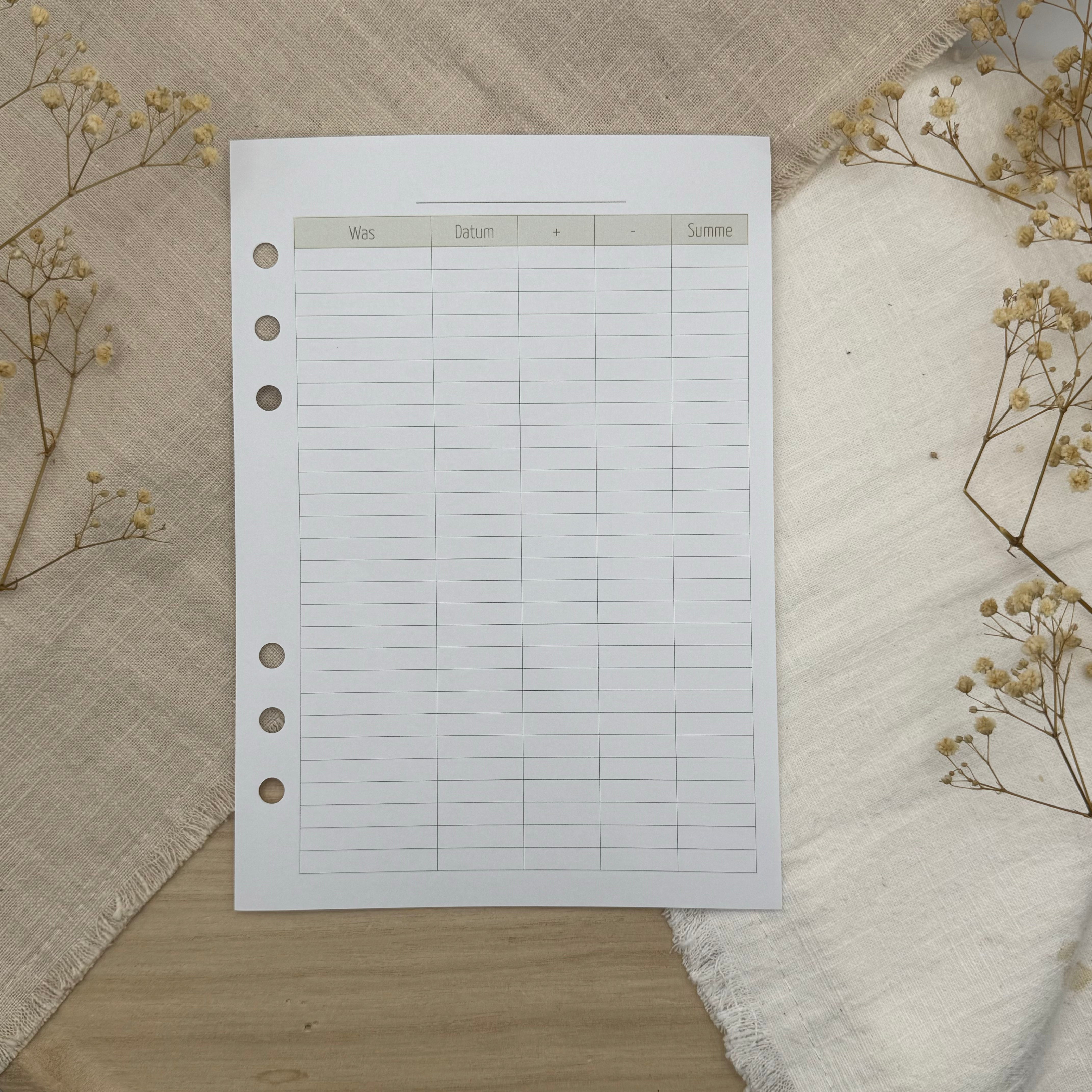 Zusatzeinlagen für den Budgetplaner