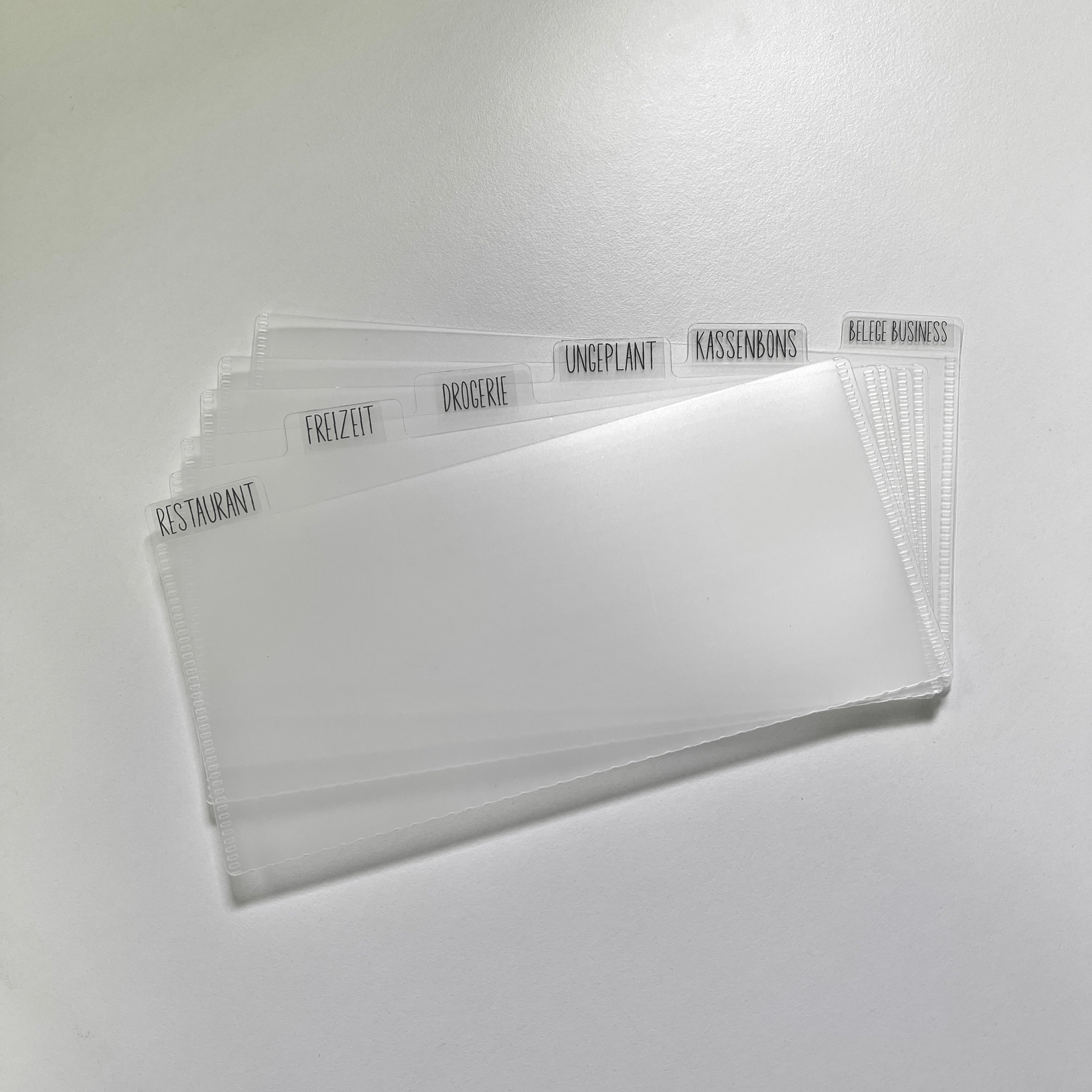 Schriftzugetiketten - A6 Mini (6 Stück)