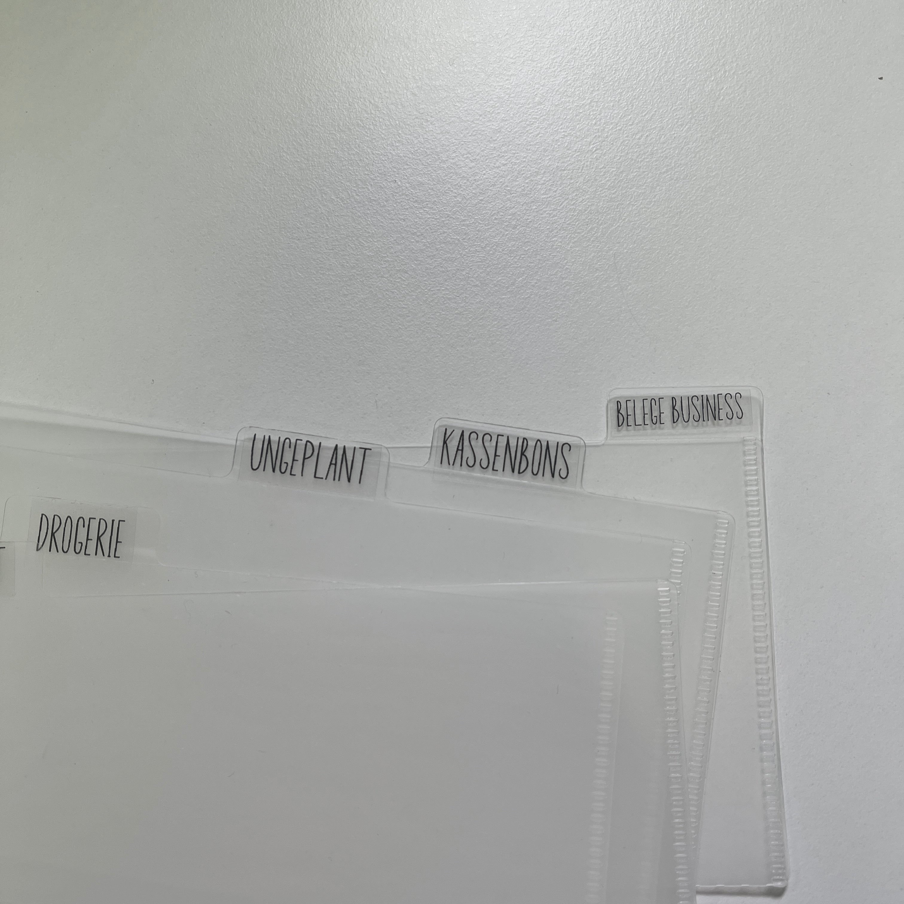 Schriftzugetiketten - A6 Mini (6 Stück)