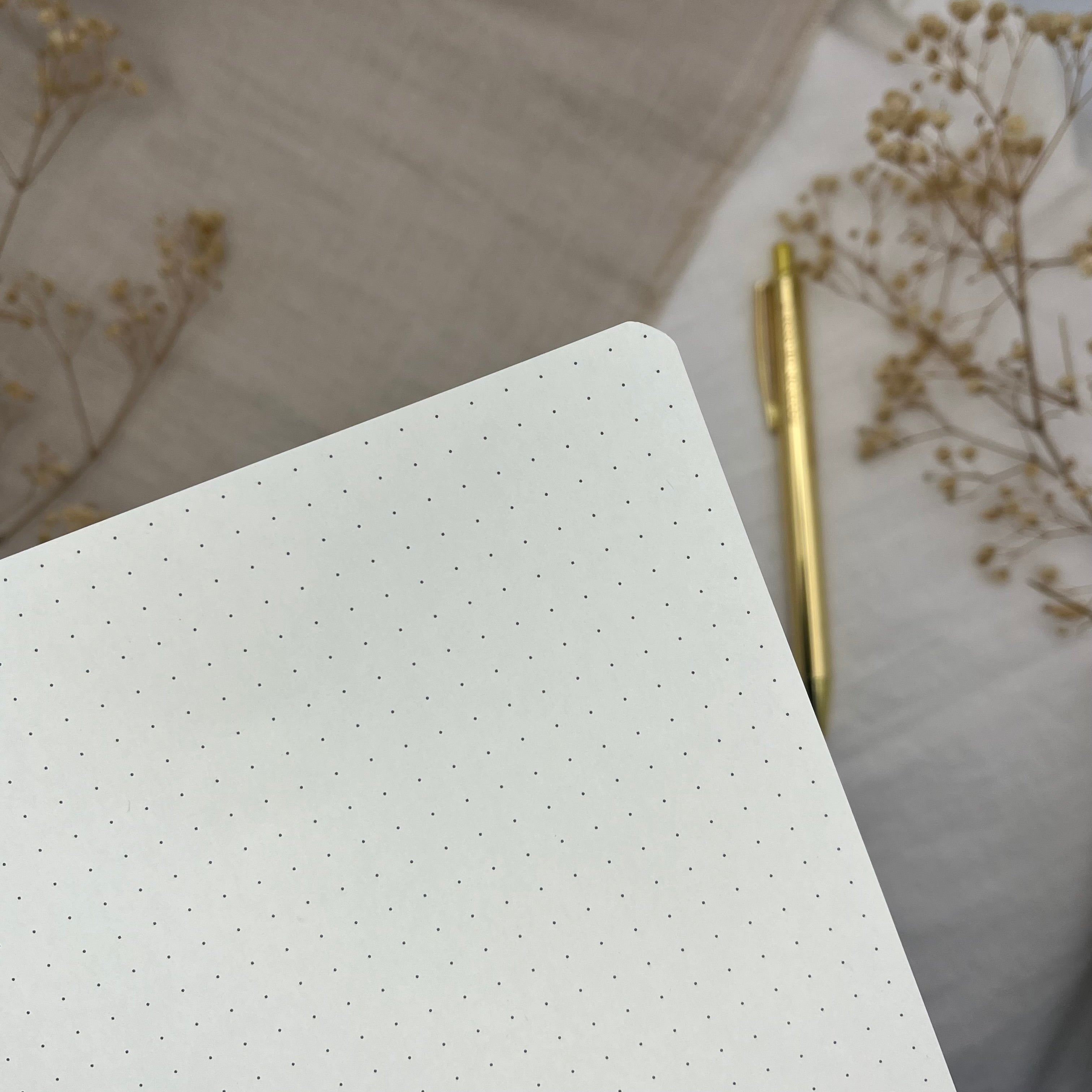 Notizbuch mit Goldprägung - "Make it happen"