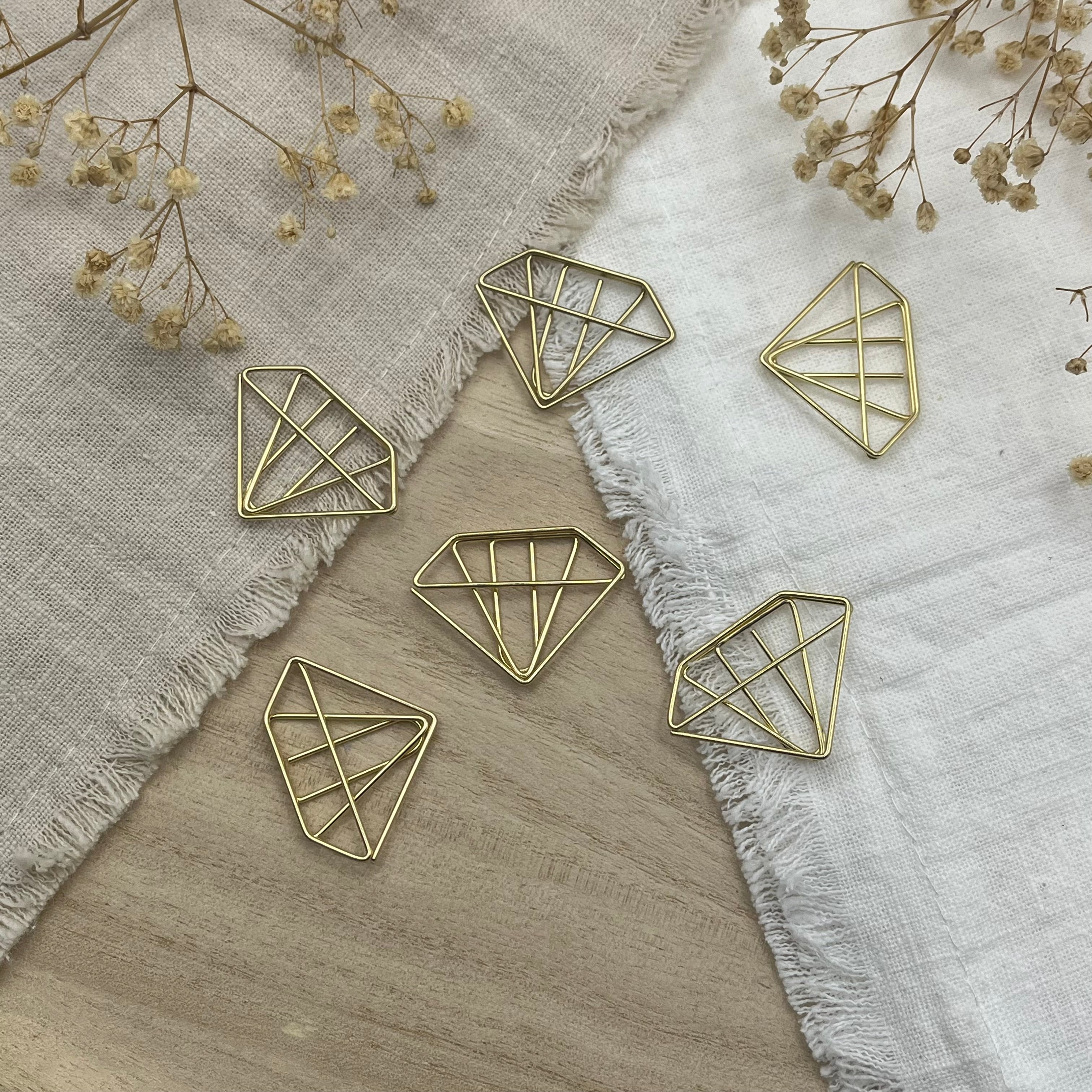 Büroklammer Diamant - 4er Set