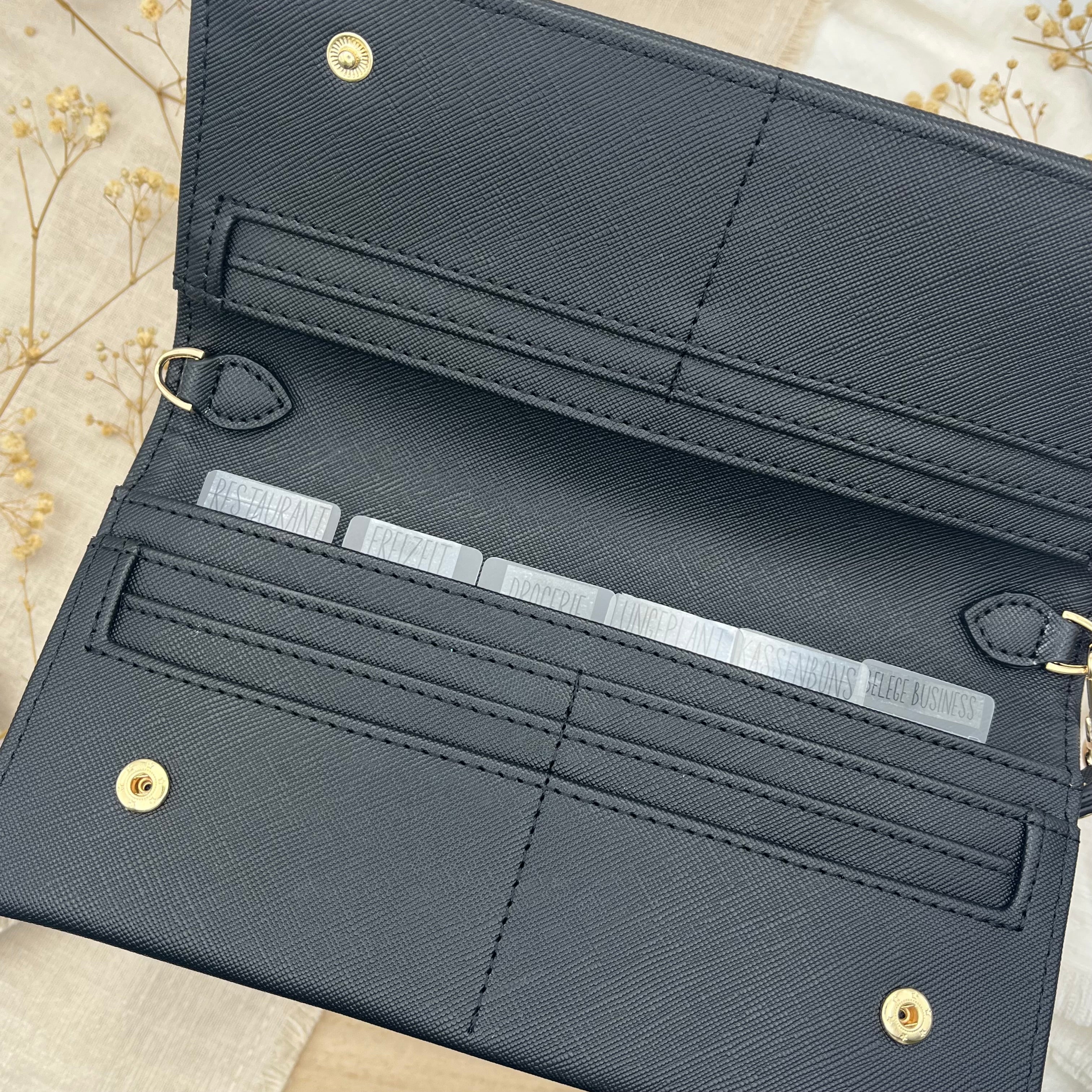 Wallet Binder inkl. 6 Umschläge zum Beschriften