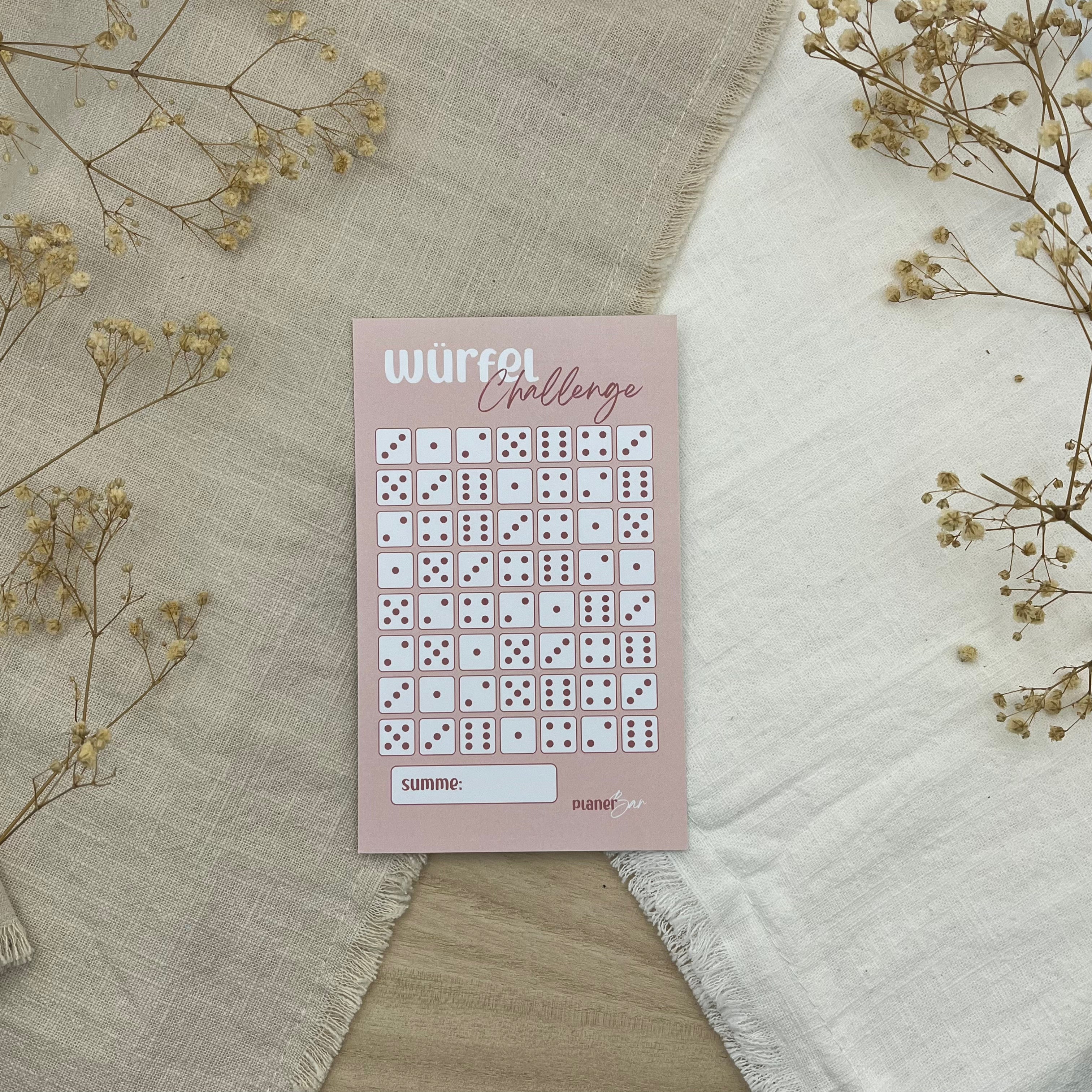 Würfel Challenge - Rosa Limited Edition