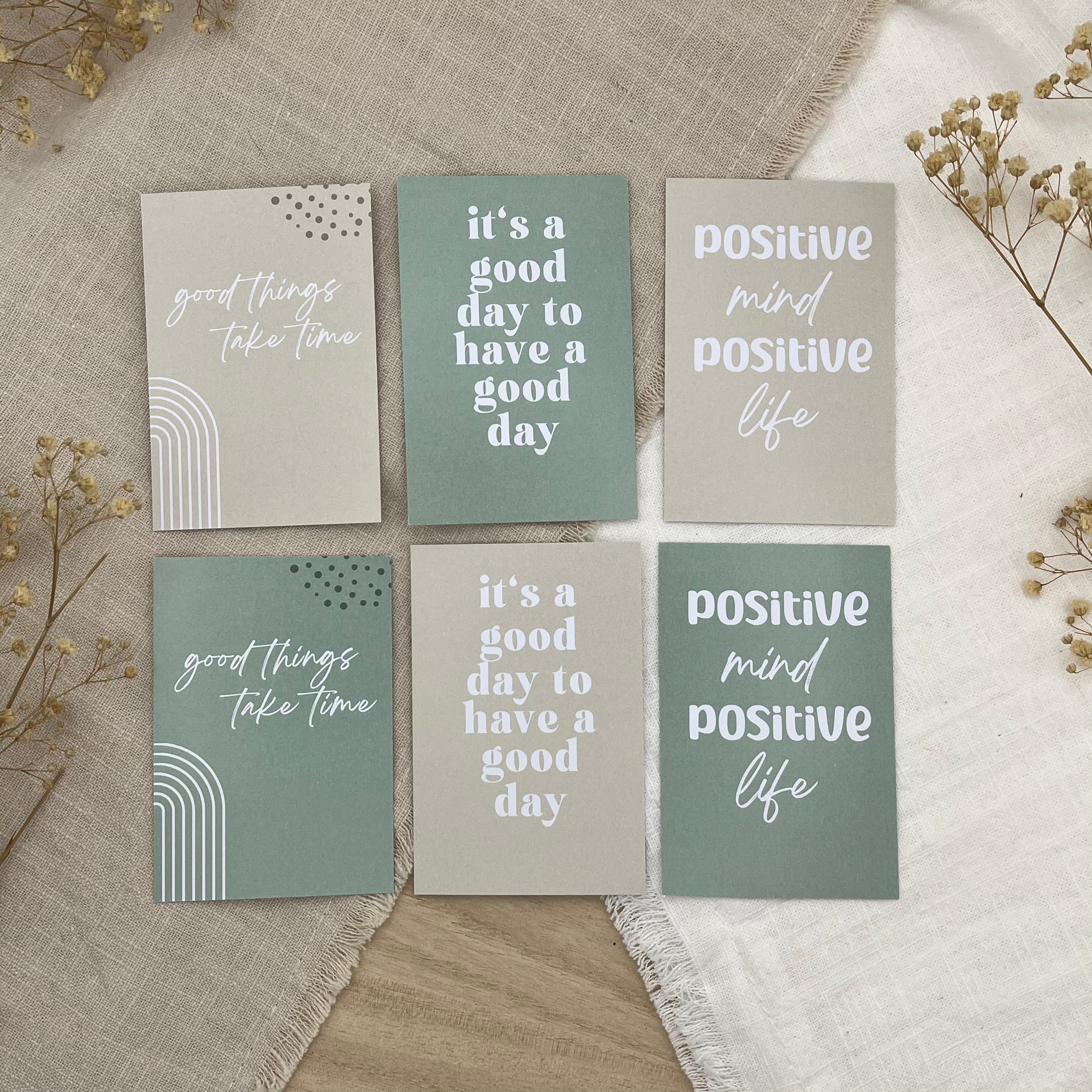 Einlegekarten "STATEMENT" - kleines Fach (A5 Folie)