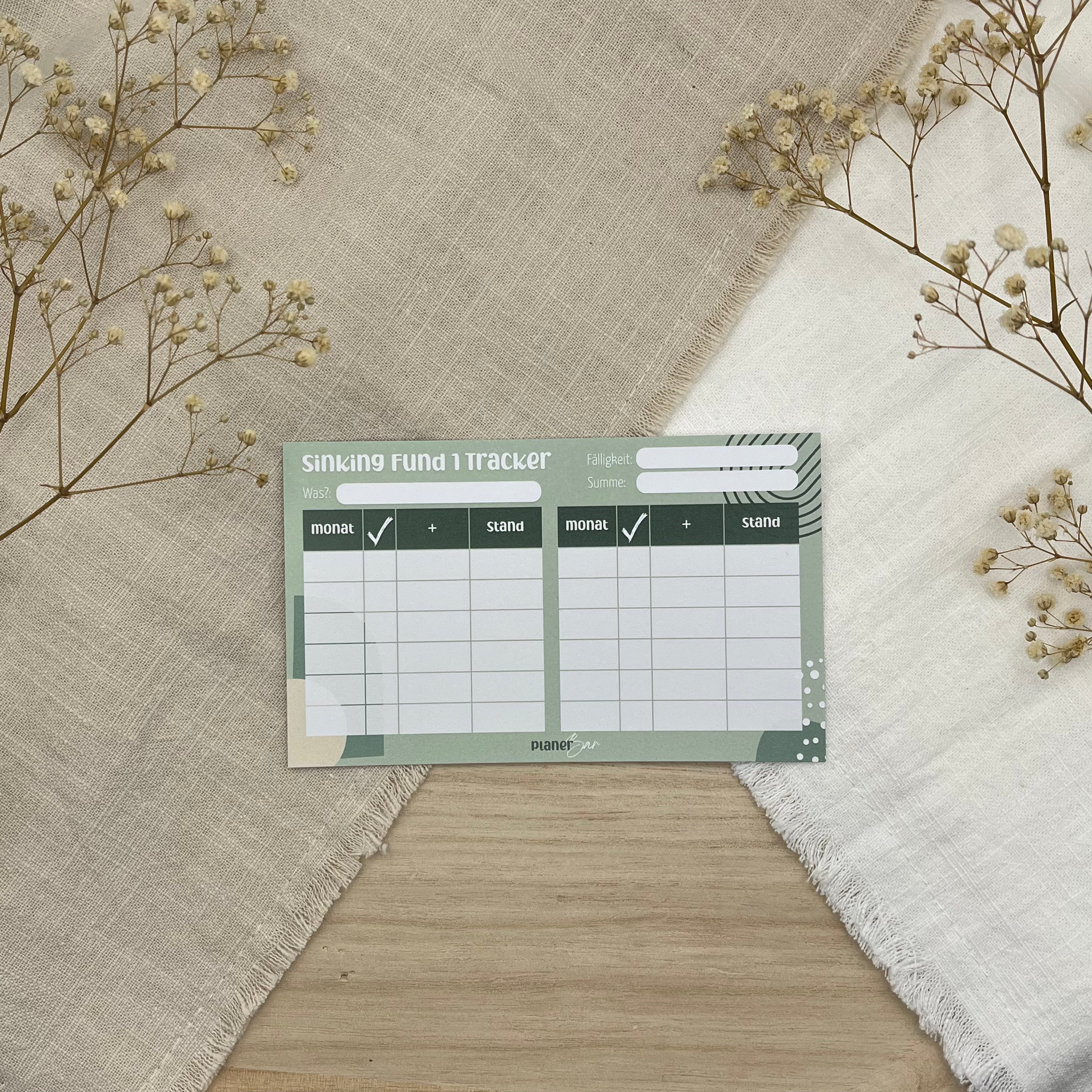 Sinking Fund 1 Tracker