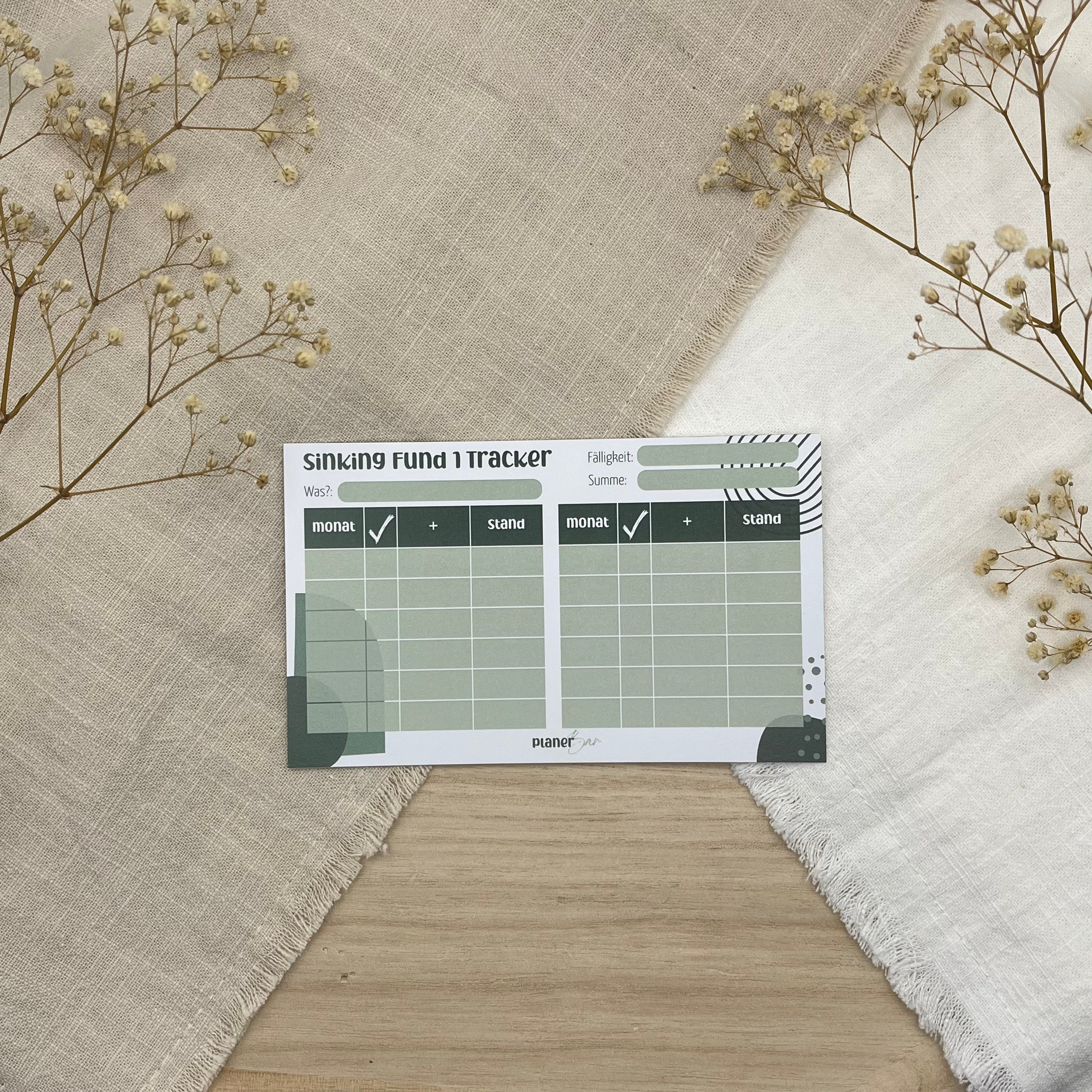 Sinking Fund 1 Tracker