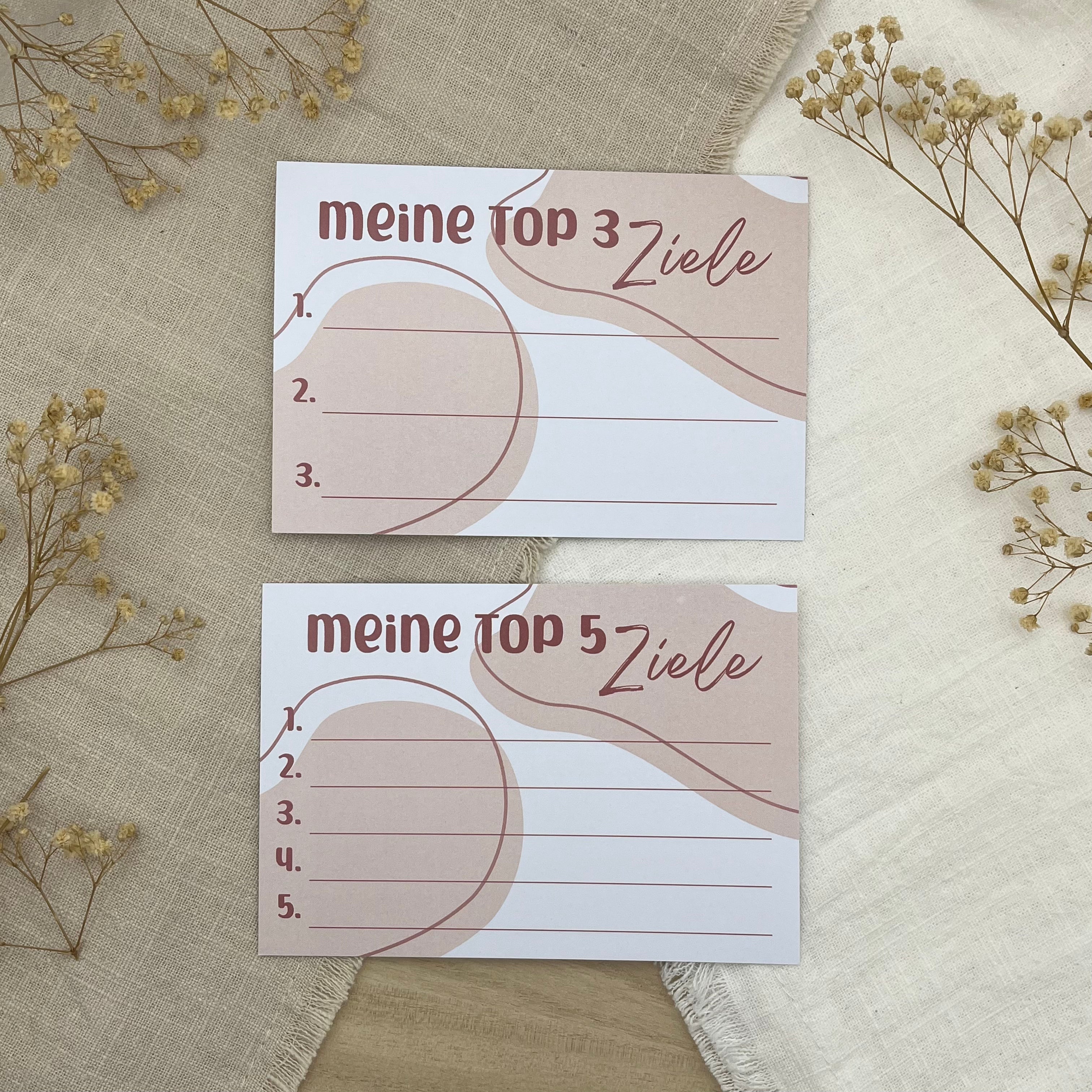 Einlegekarten "großes Fach" (A5 Folie) - Rosa Limited Edition