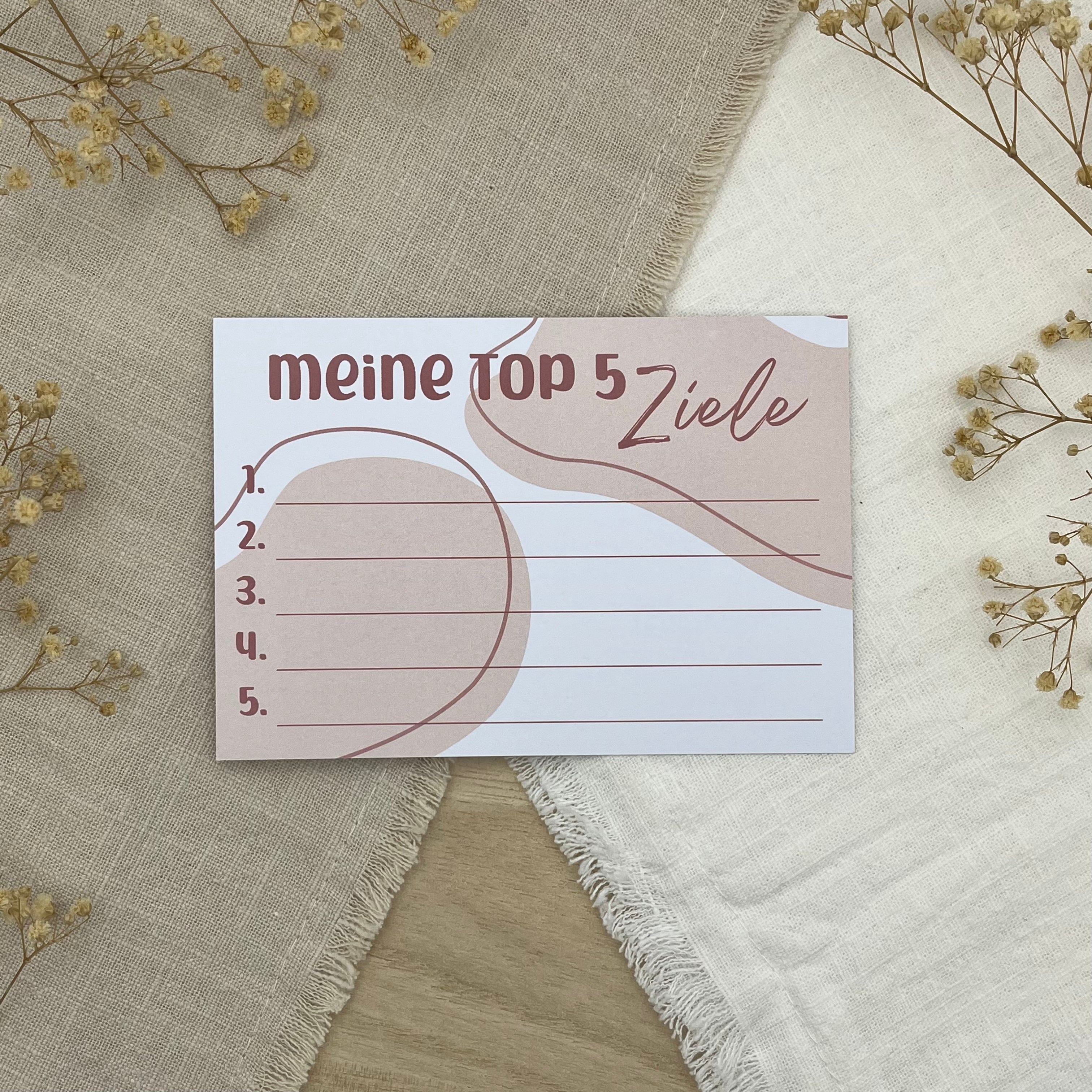 Einlegekarten "großes Fach" (A5 Folie) - Rosa Limited Edition