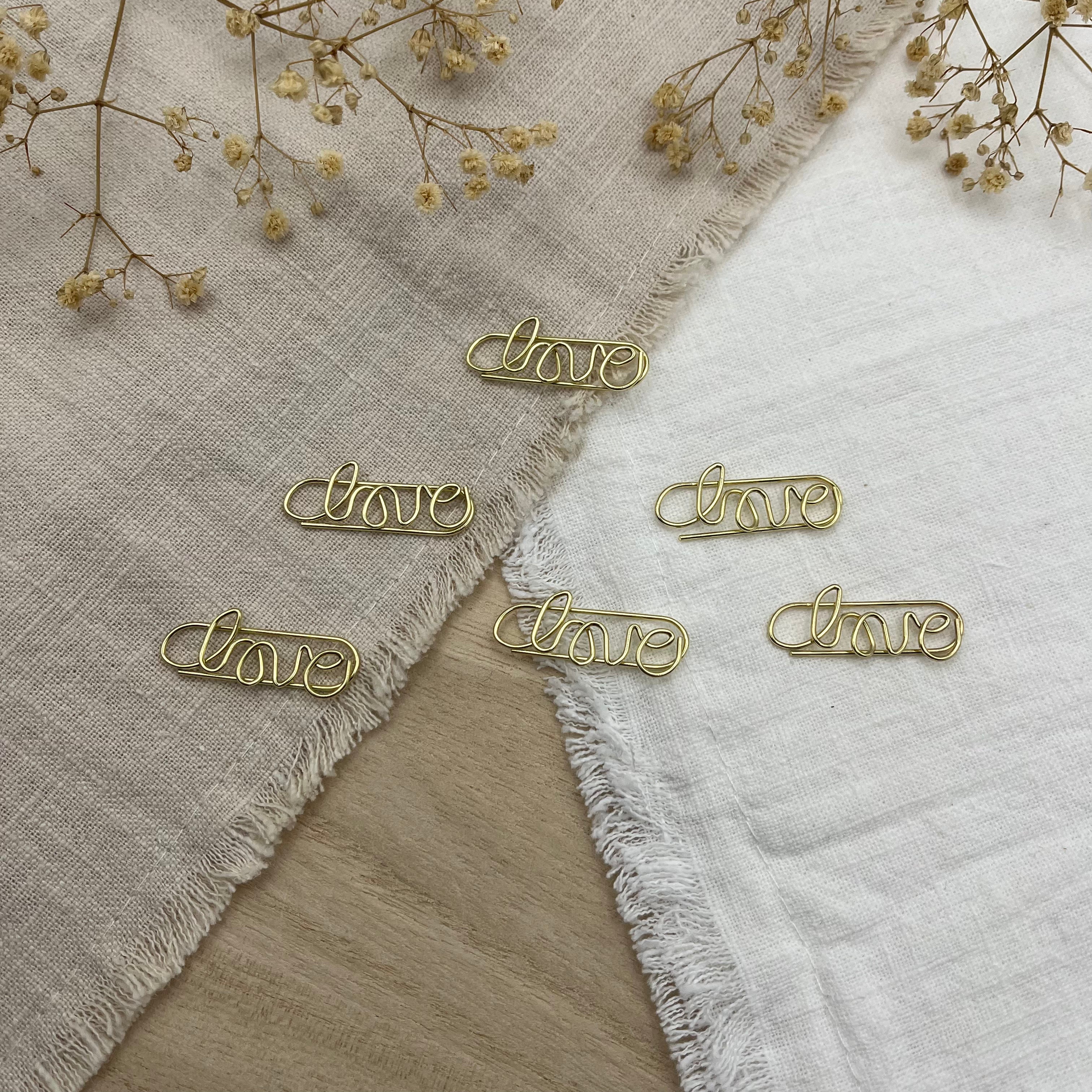 Büroklammer Love - 4er Set