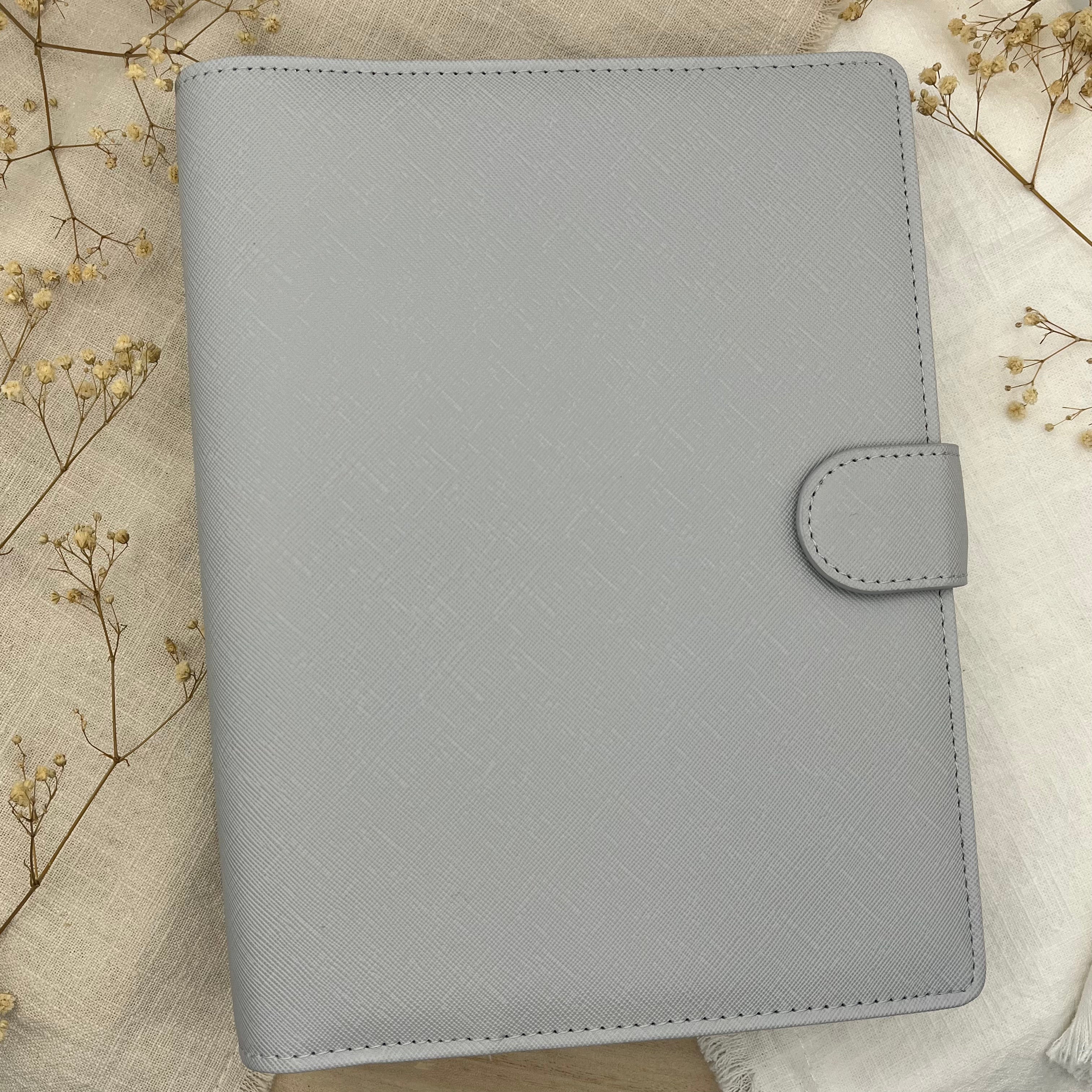 A5 Premium Binder - Saffiano Stone