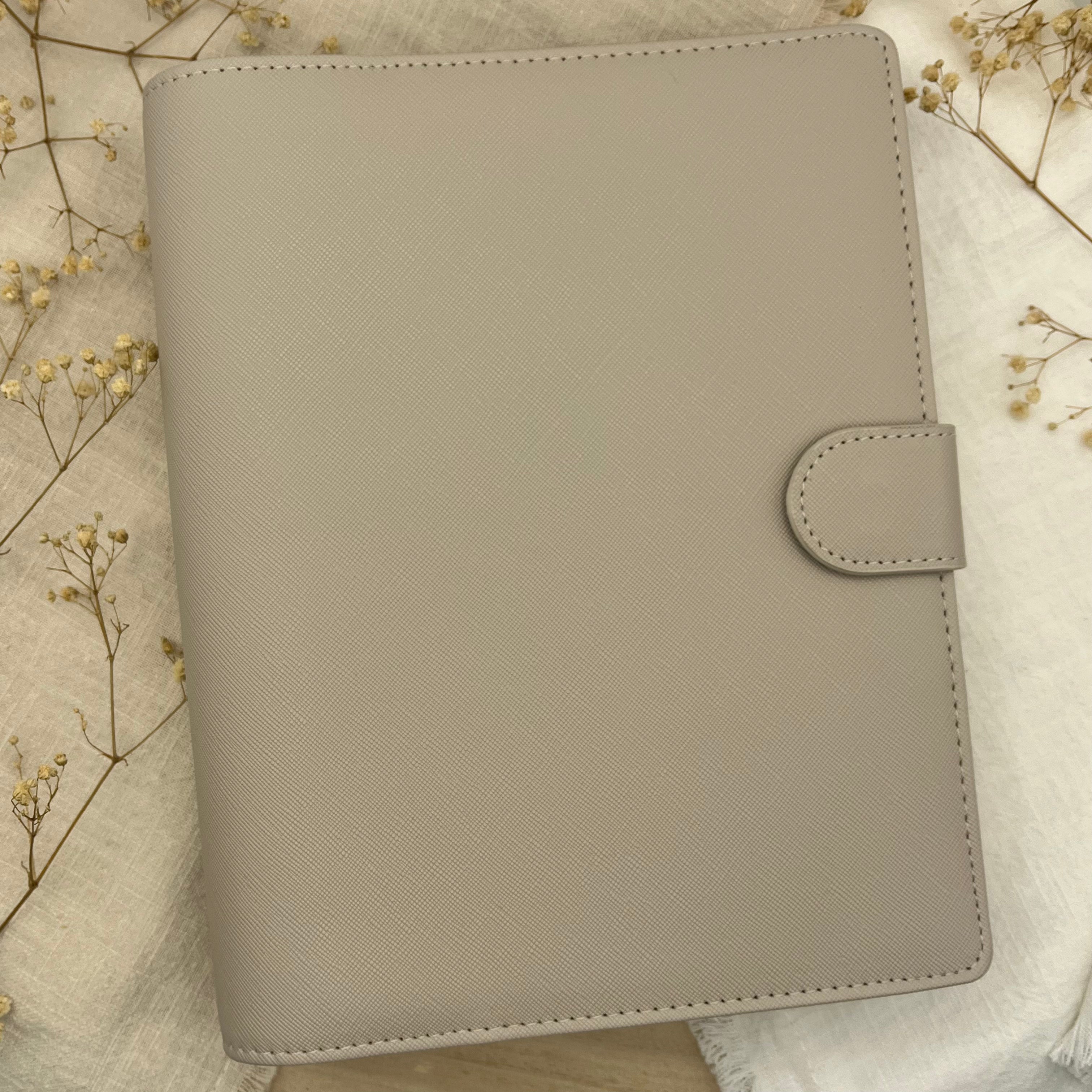 A5 Premium Binder - Saffiano Coffee