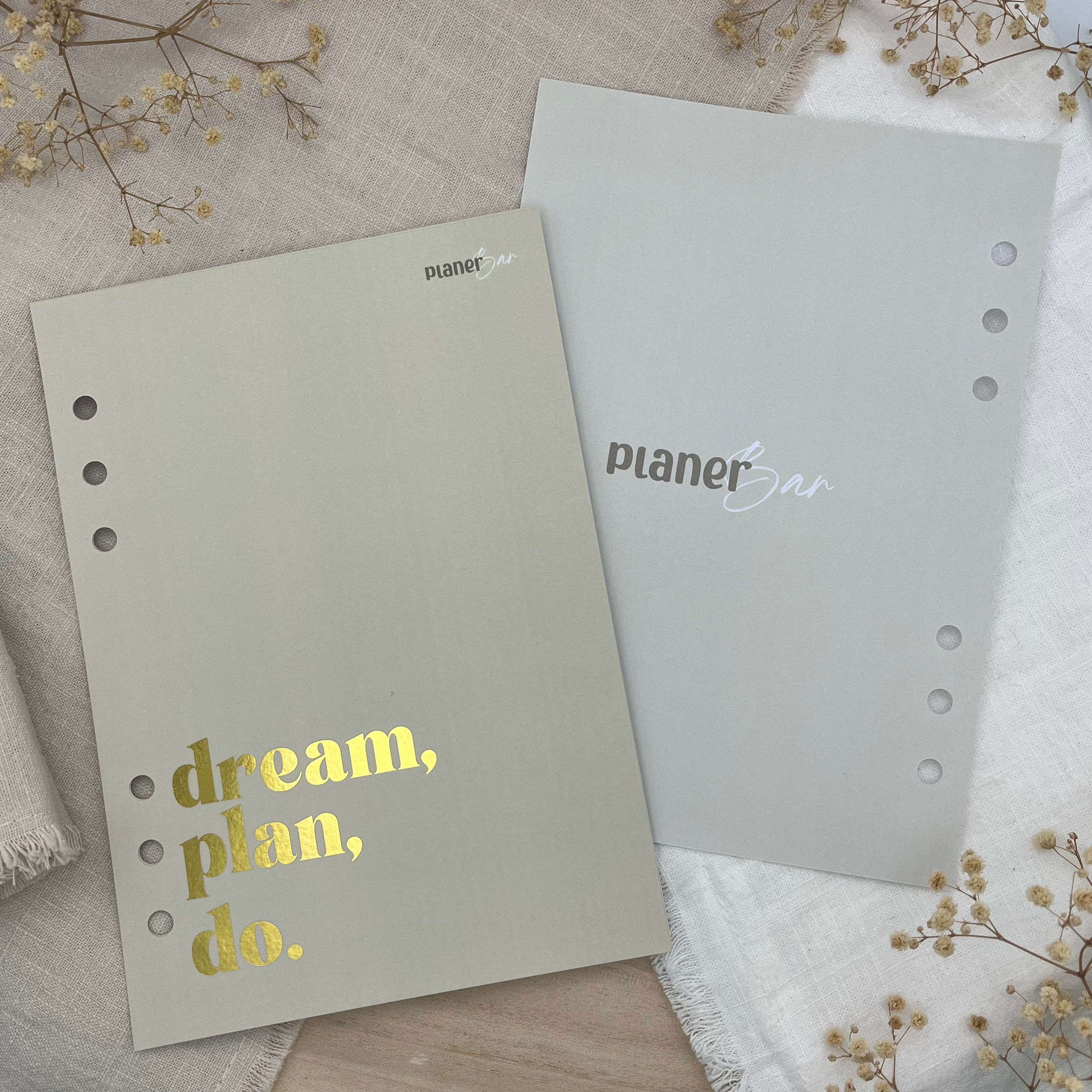 Wechselcover - dream, plan, do.