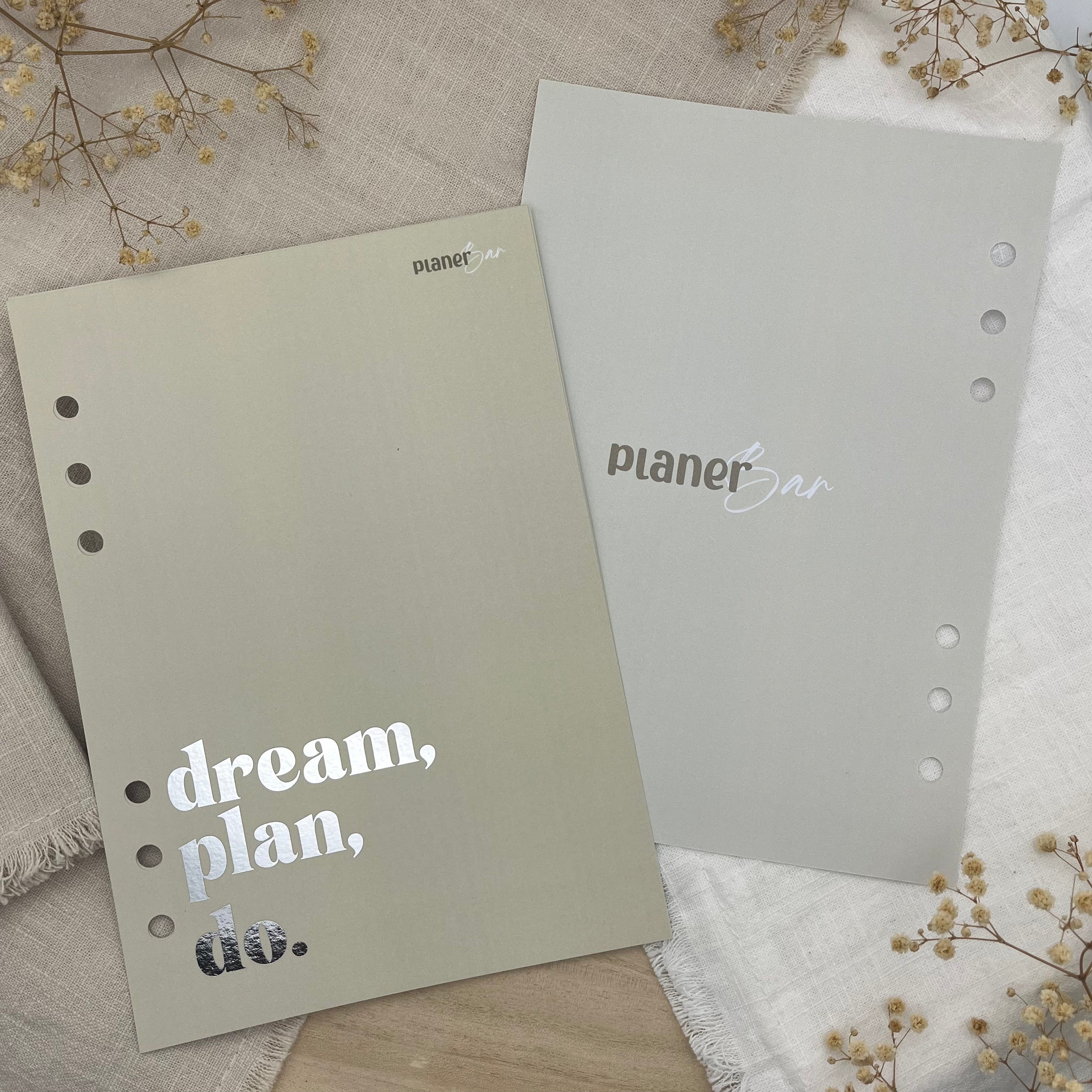 Wechselcover - dream, plan, do.
