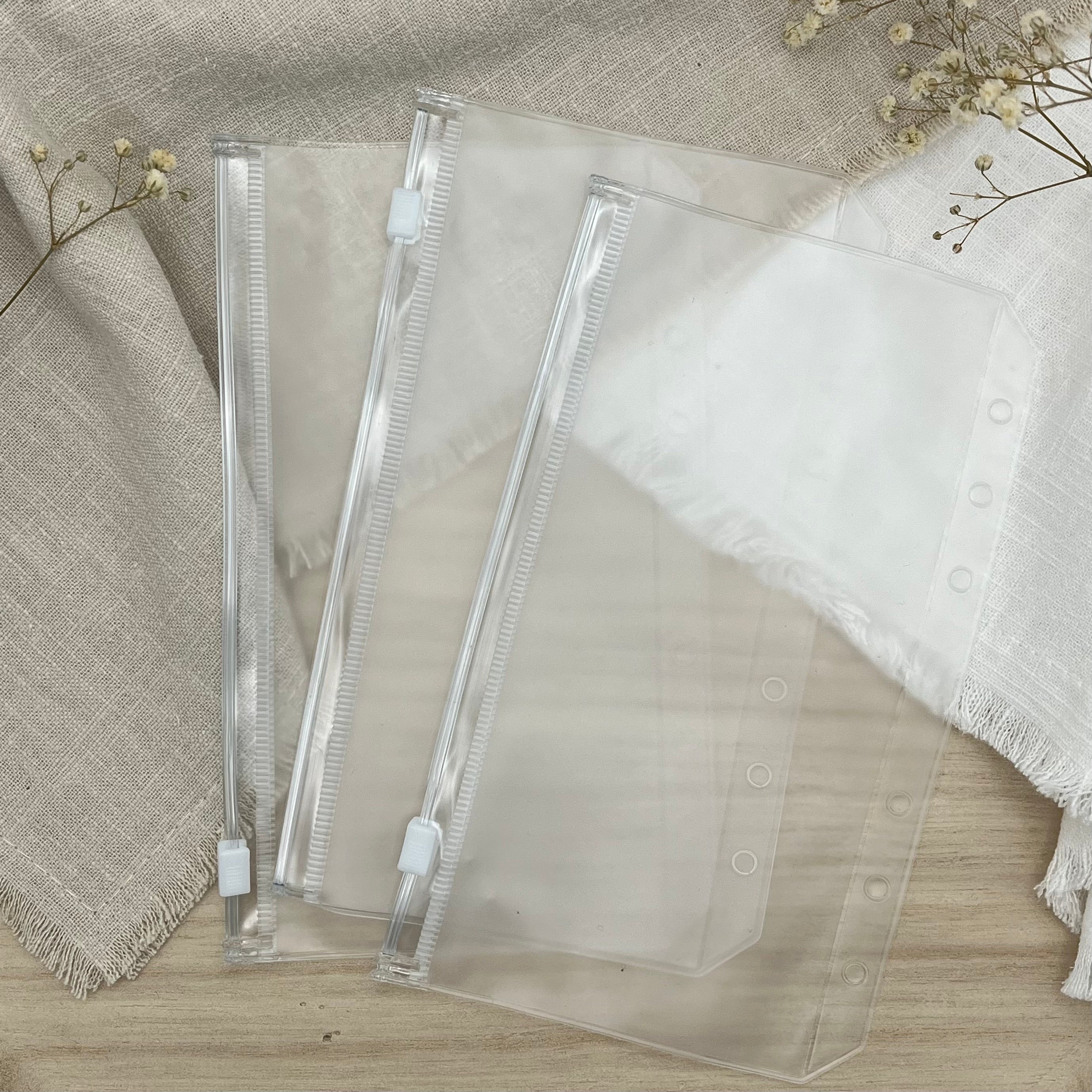 A6 Zipper Umschläge