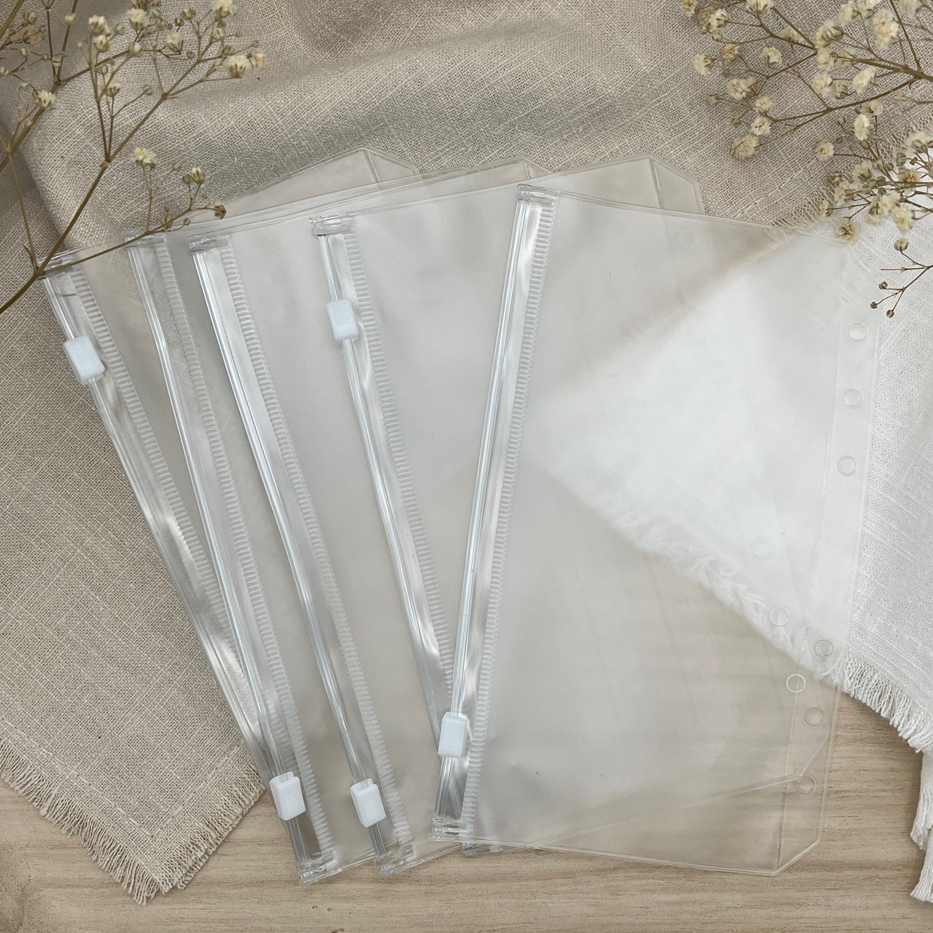 A6 Zipper Umschläge