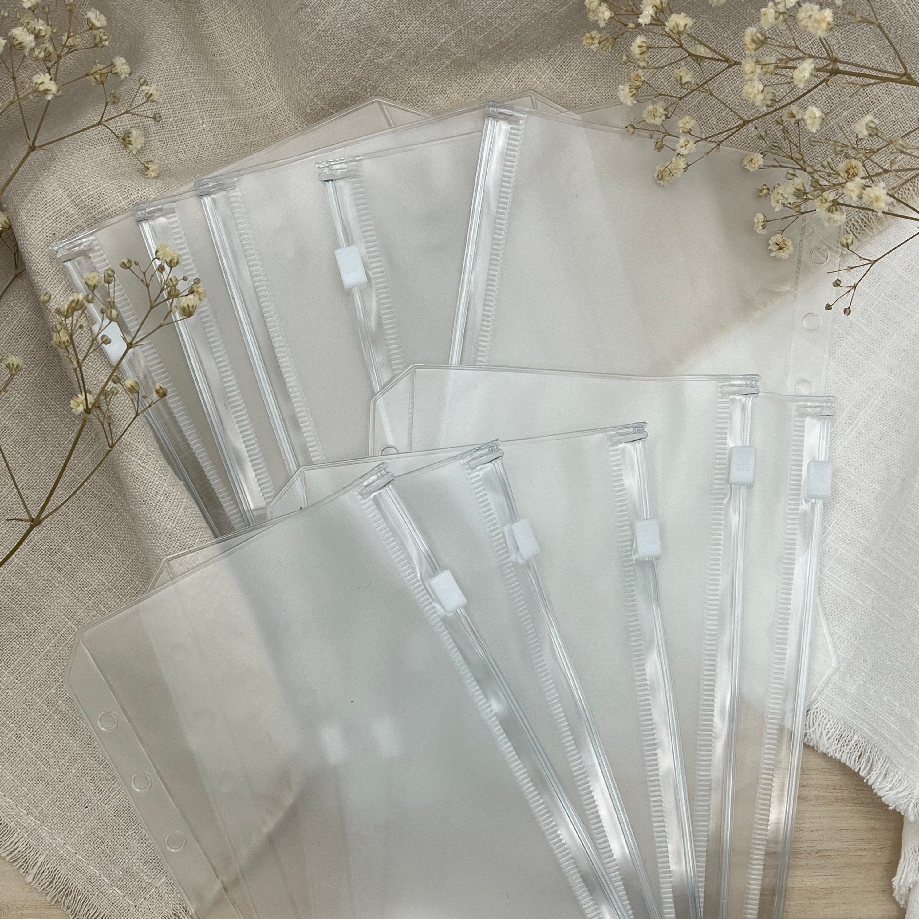 A6 Zipper Umschläge