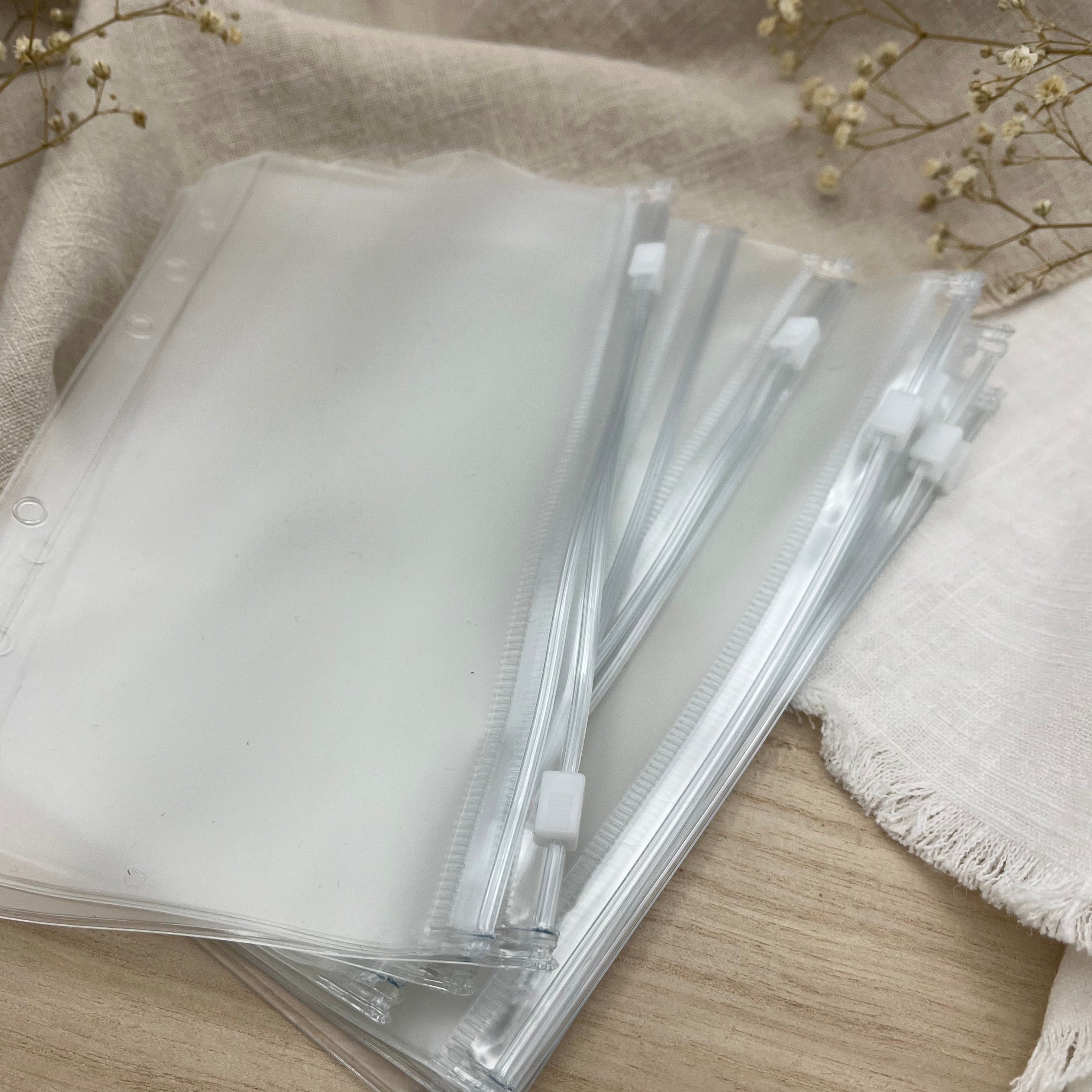 A6 Zipper Umschläge