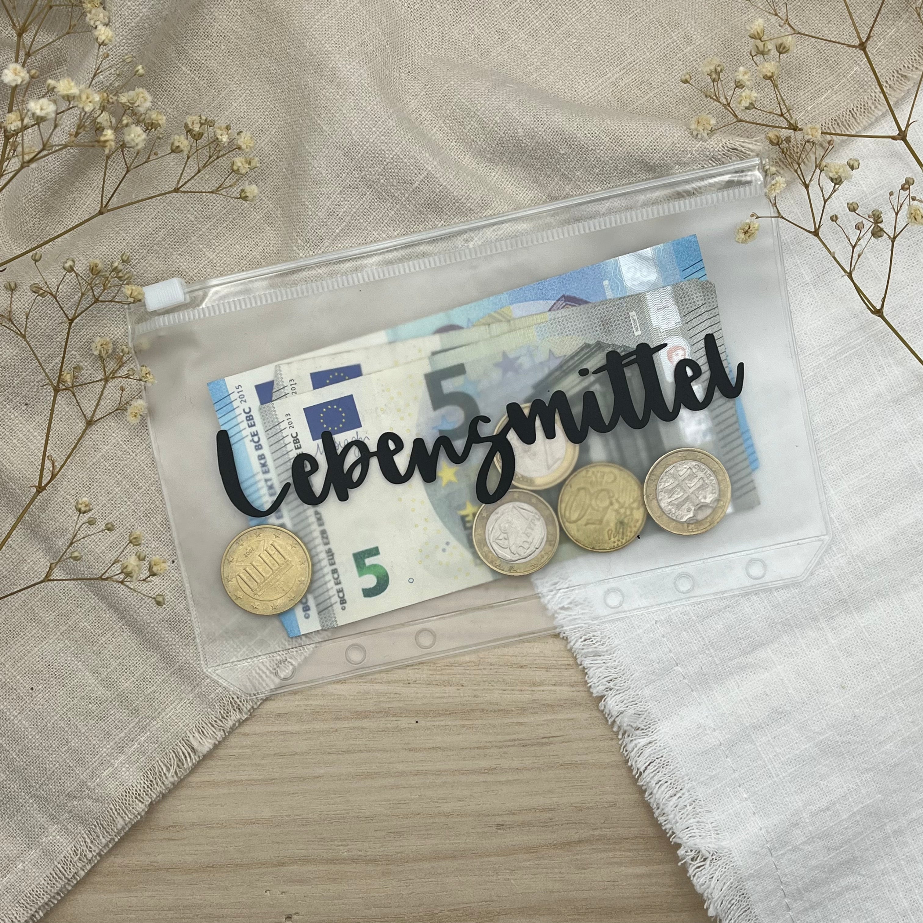 Schriftzüge für Zipper-Umschläge