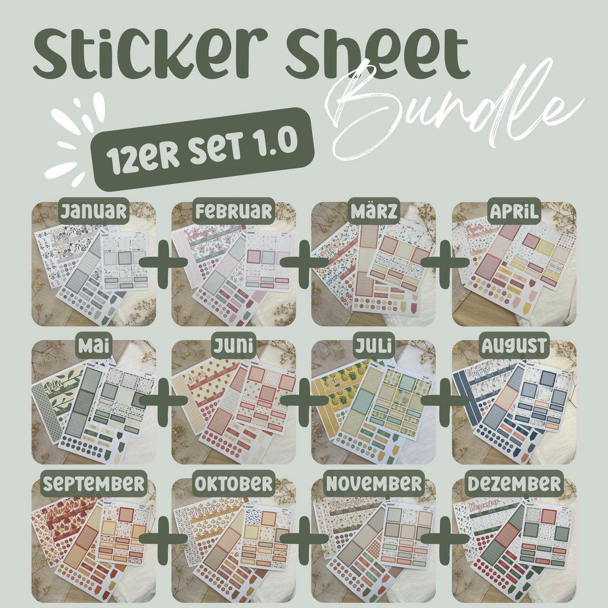 Sticker Bundle - 12er Set