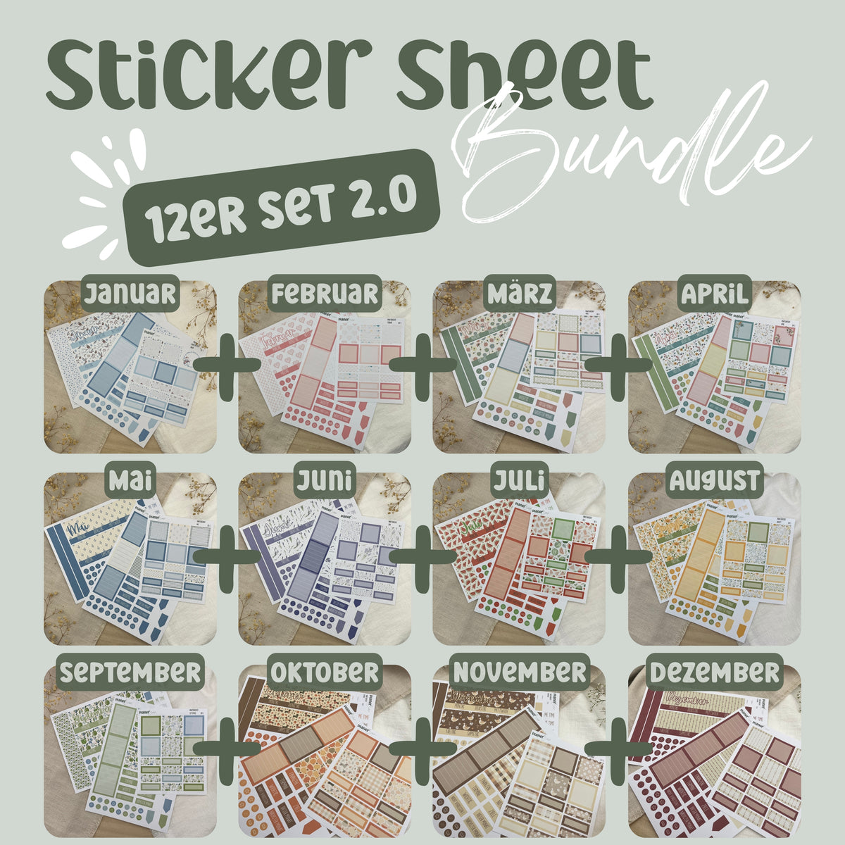 Sticker Bundle - 12er Set